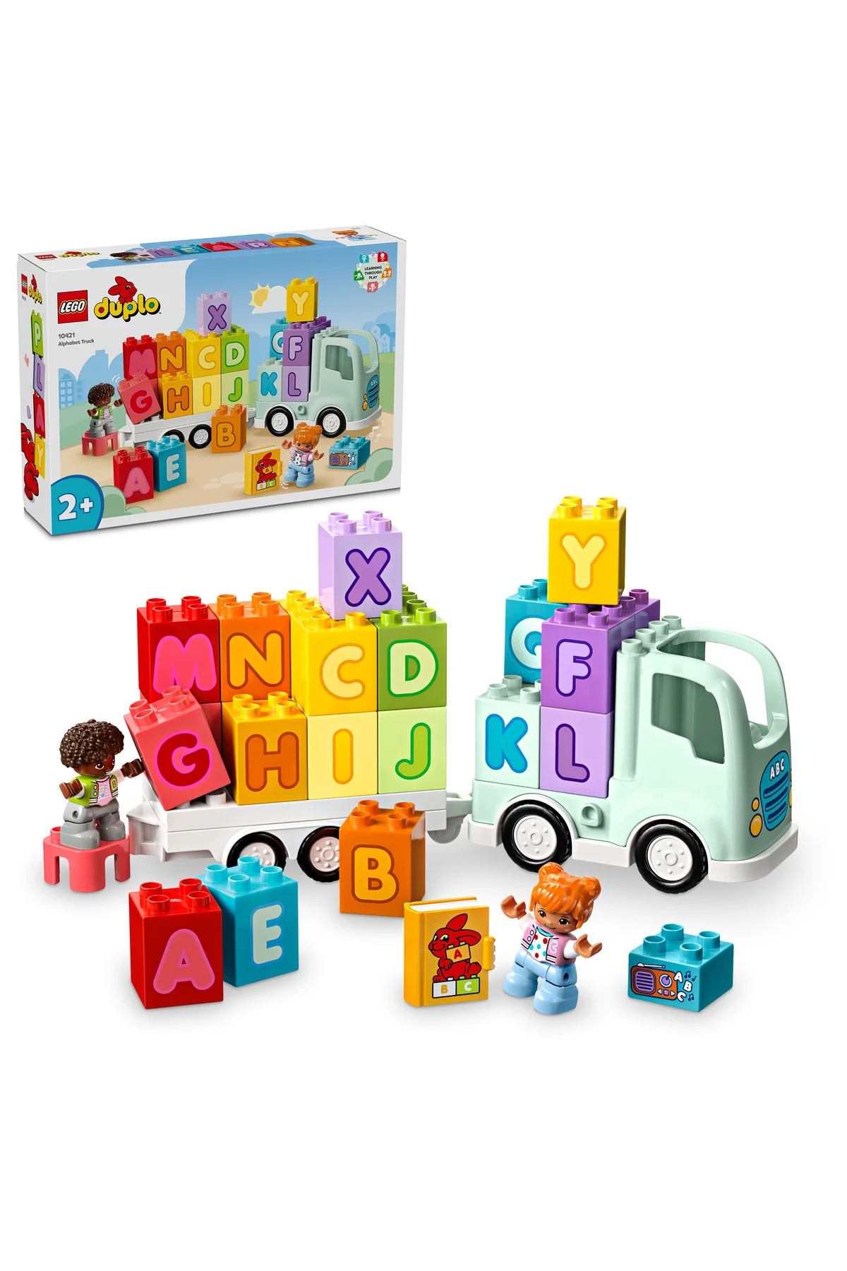 LEGO ® DUPLO® Kasabası Alfabe Kamyonu Oyuncağı 10421 - 2+ Çocuklar için Eğitici Oyuncak Yapım Seti (36 P)