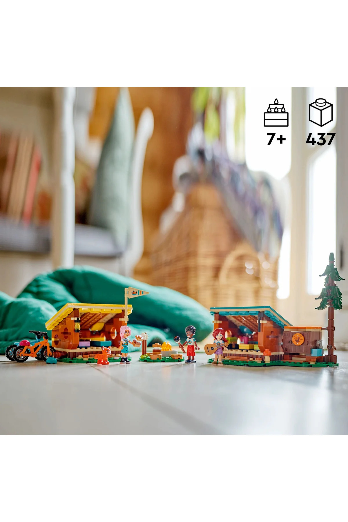 ® کمپ ماجراجویی دوستان کلبههای دنج مجموعه ساختنی ۴۲۶۲۴ برای کودکان ۷ سال به بالا (۴۳۷ قطعه)