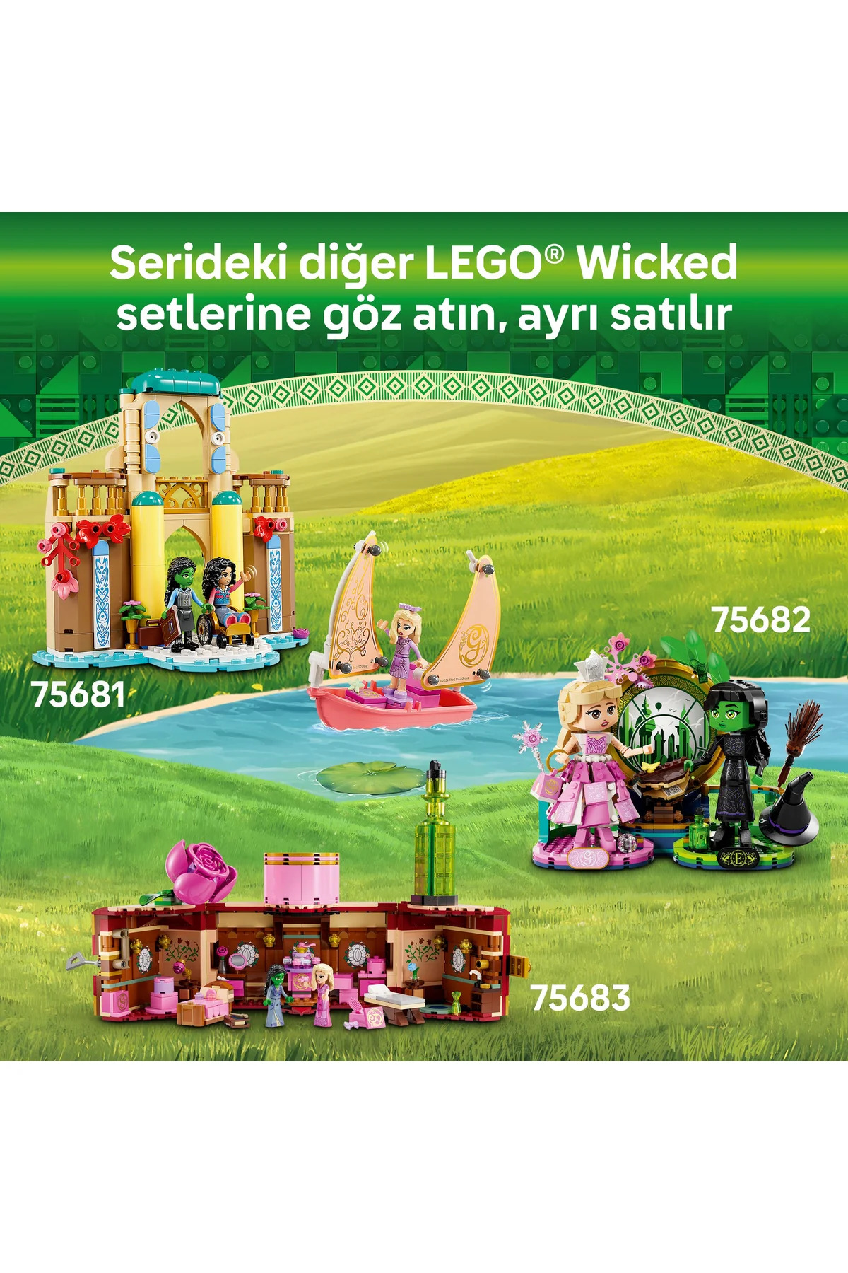 ® Wicked خوش‌آمد به شهر زمرد، مجموعه ساختنی ۷۵۶۸۴ برای کودکان ۹ سال به بالا (۹۴۵ قطعه)