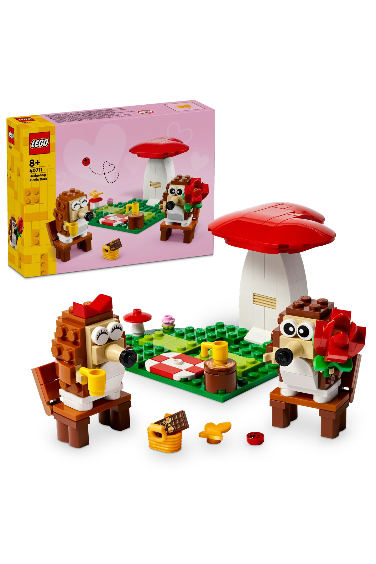 ® پیک‌نیک خارپشت نمادین ۴۰۷۱۱ – مجموعه ساختنی اسباب‌بازی شامل برای کودکان ۸+ (۱۶۶ قطعه)