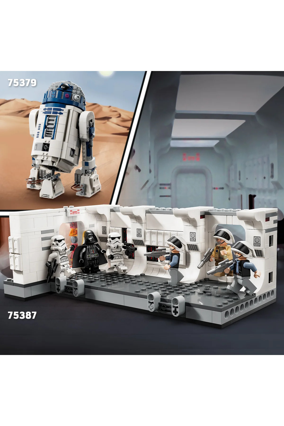 ® Star Wars ™ Tantive Iv ™ 'E Biniş 75387 - مجموعه ساختنی اسباب‌بازی خلاقانه (۸ سال به بالا) (۵۰۲ قطعه)