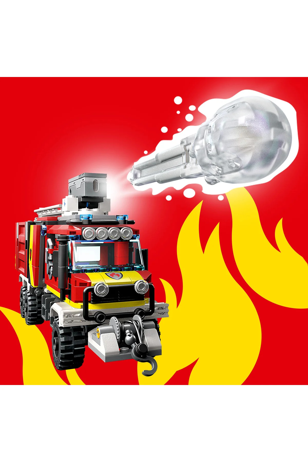 ® کامیون فرماندهی آتشنشانی شهری ۶۰۳۷۴ – مجموعه ساختنی خلاقانه ۷+ (۵۰۲P)
