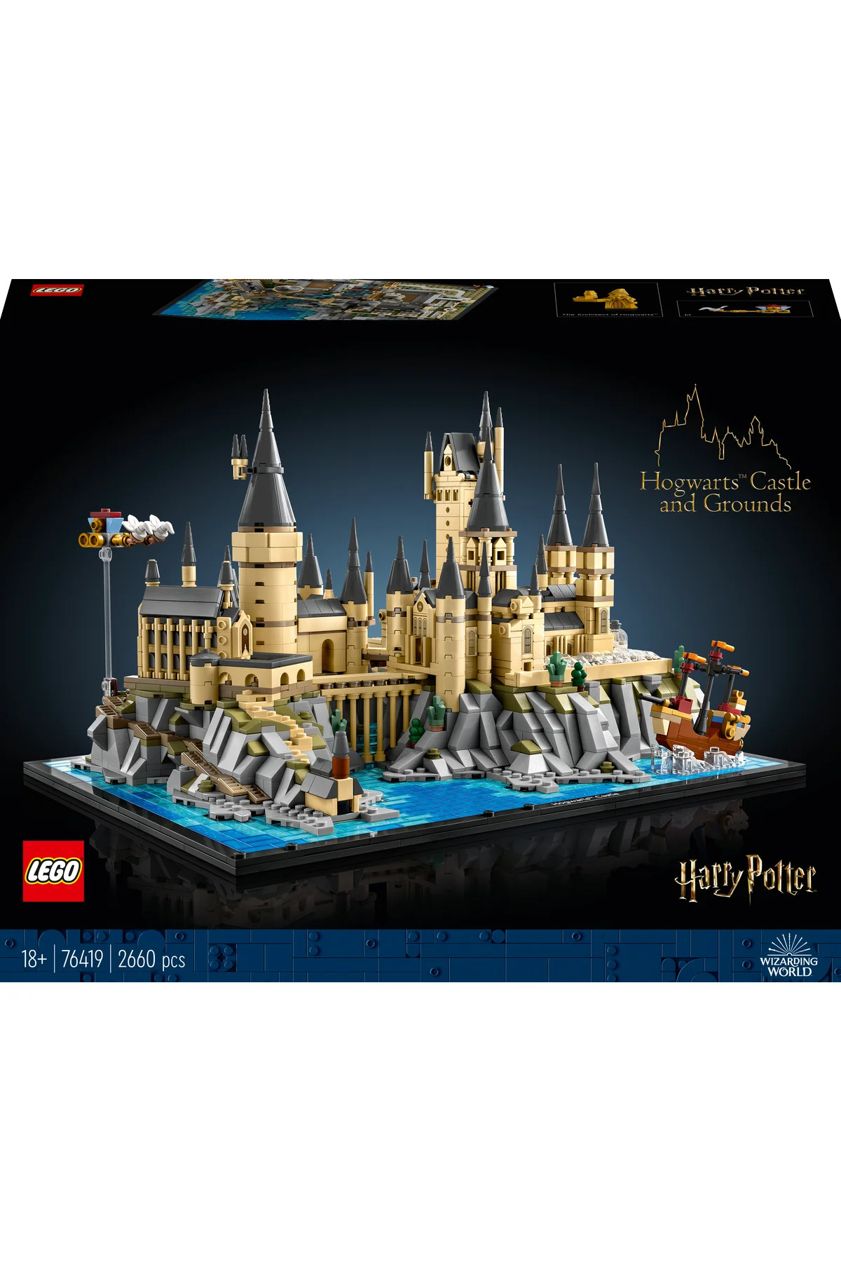 LEGO ® HarryPotter™ Hogwarts™ Şatosu ve Bahçesi 76419 - 18+ Koleksiyonluk Model Seti (2660P) fotoğrafı 3 (önizleme)