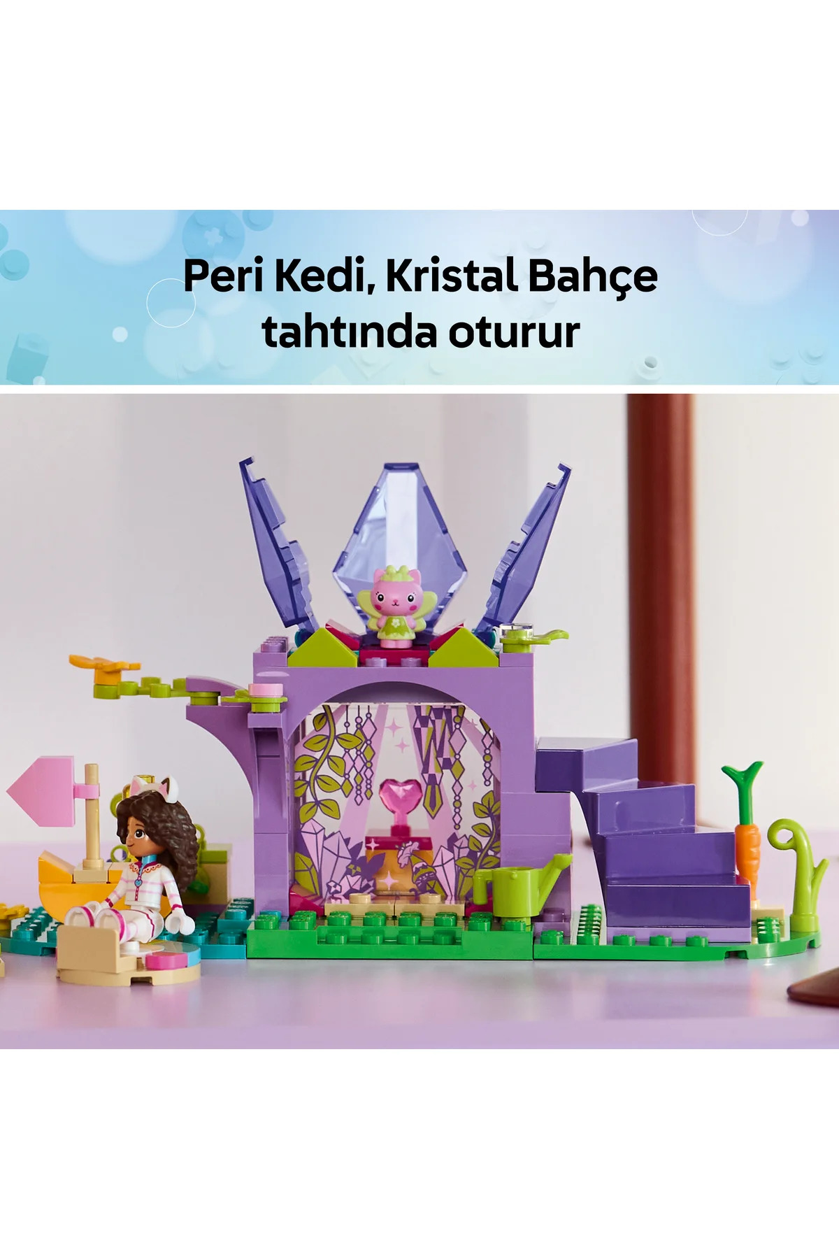 ® خانه عروسکی گبی کوه آبنبات شیرین و باغ گربه 11205 – مجموعه ساختنی اسباببازی ۴+ (۲۶۳ قطعه)