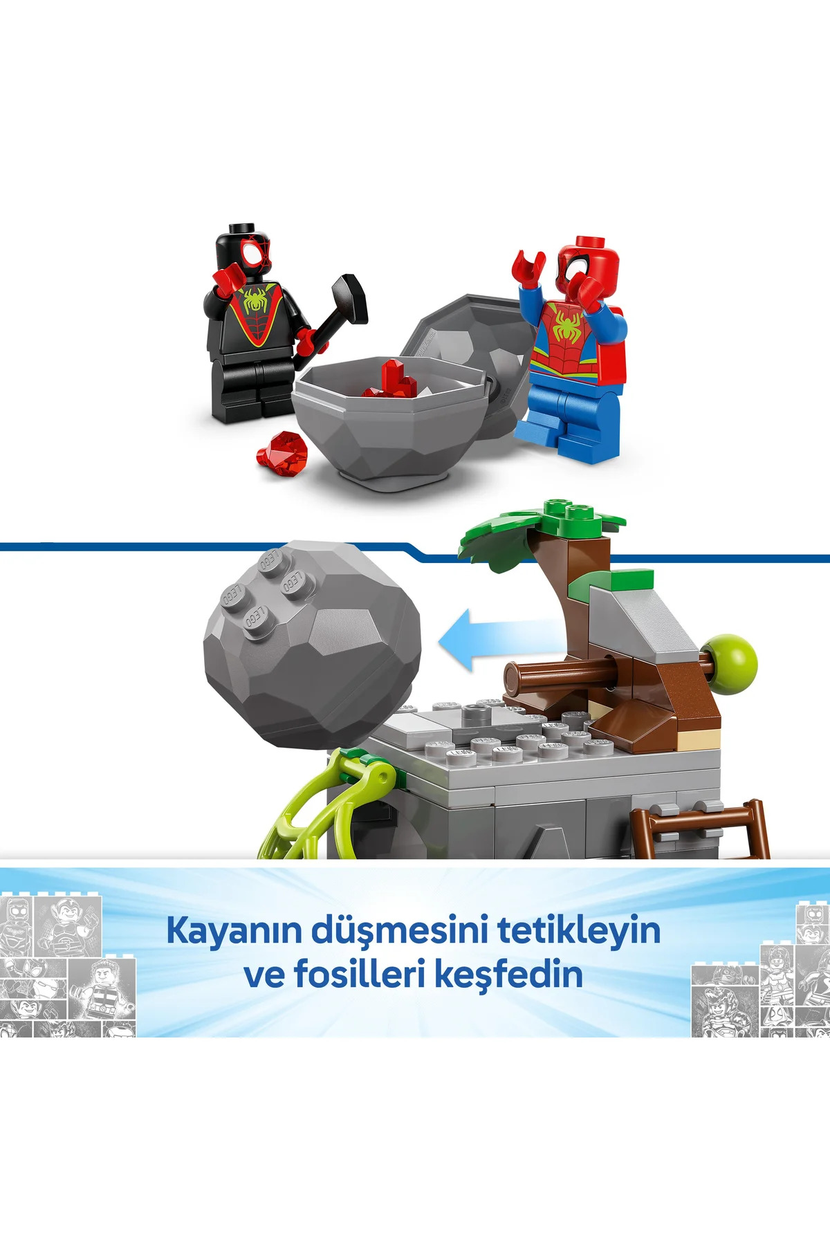 ® مجموعه ساختنی مارول اسپایدی و دوستان شگفت‌انگیزش ۱۱۱۹۹ برای کودکان ۴ سال به بالا (۱۳۶ قطعه)