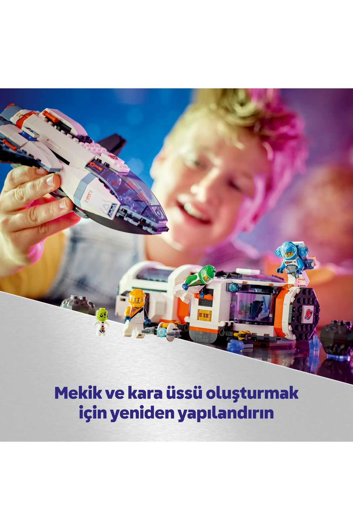 کشتی فضایی ماژولار شهری گالاکتیک ۶۰۴۴۶ ® - مجموعه ساختنی اسباب‌بازی خلاقانه برای کودکان ۷+ (۷۱۷P)