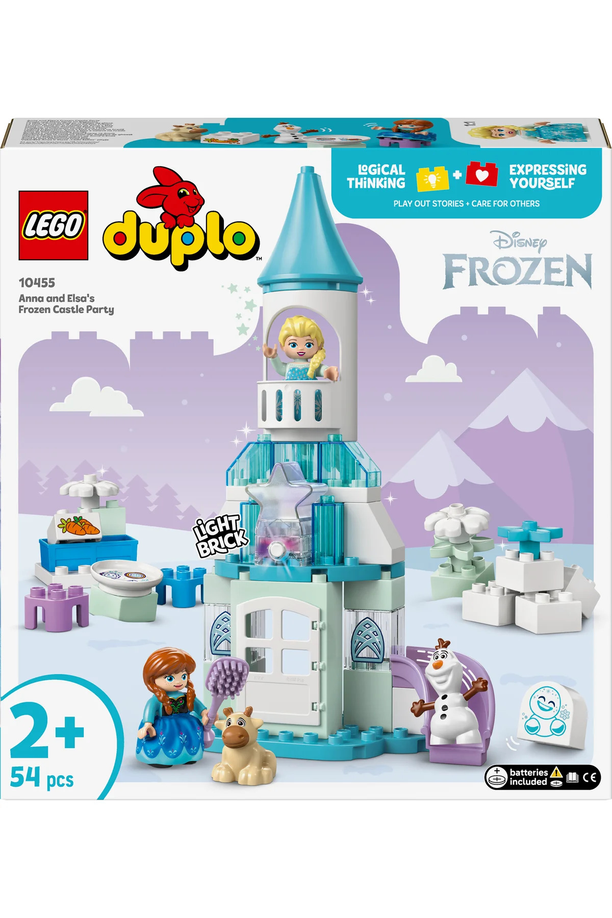 LEGO ® DUPLO® Disney Anna ve Elsa’nın Karlar Ülkesi Şato Partisi 10455 - 2+ Oyuncak Yapım Seti (54P) fotoğrafı 3 (önizleme)
