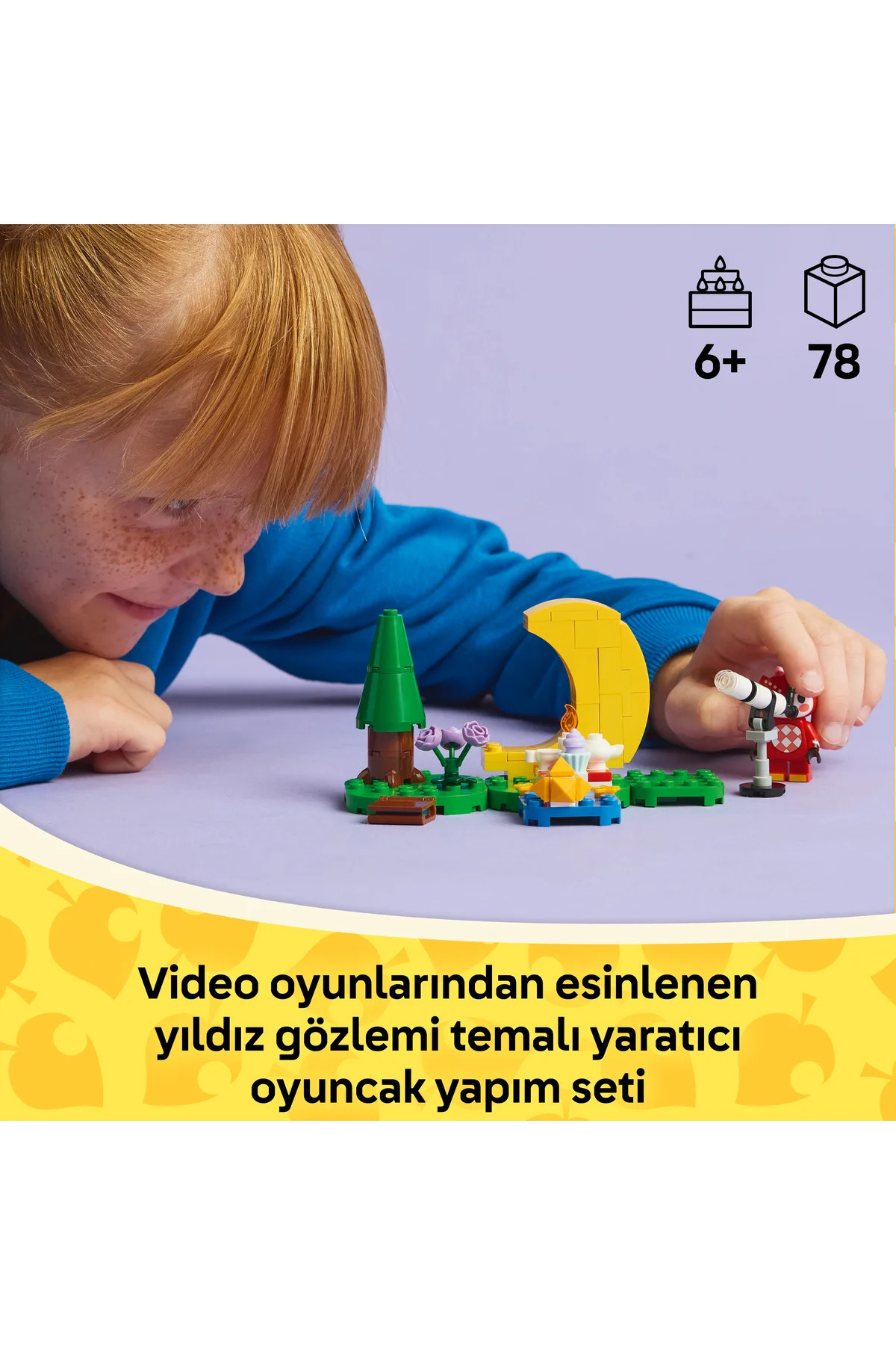 ® Animal Crossing™ ستاره‌بینی با کیت ساختمانی سلست ۷۷۰۵۳