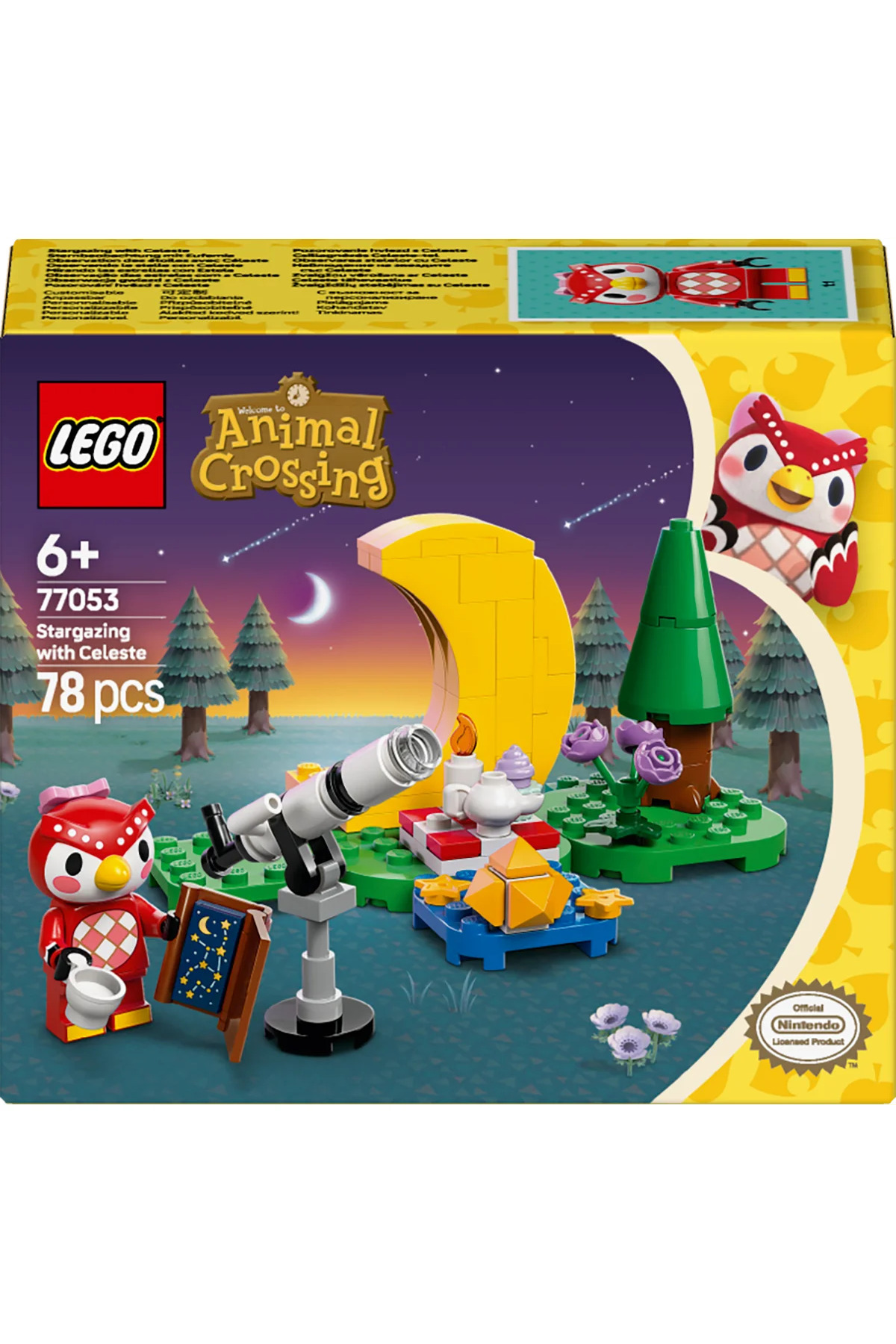 ® Animal Crossing™ ستاره‌بینی با کیت ساختمانی سلست ۷۷۰۵۳
