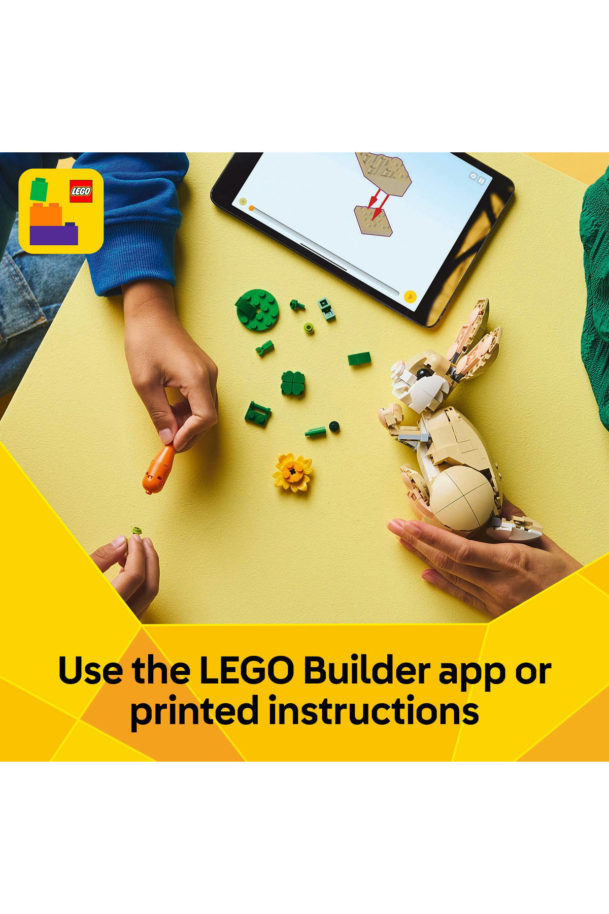 ® کریِیتور اسباب‌بازی حیوانی پلی‌ست خرگوش بامزه ۳ در ۱ ۳۱۱۶۲