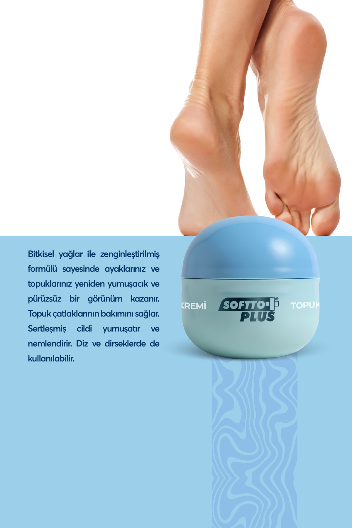 2 Adet Softto Plus Topuk Çatlağı ve Ayak Kremi 100ml — P3831S5632 — تصویر 3 از 3