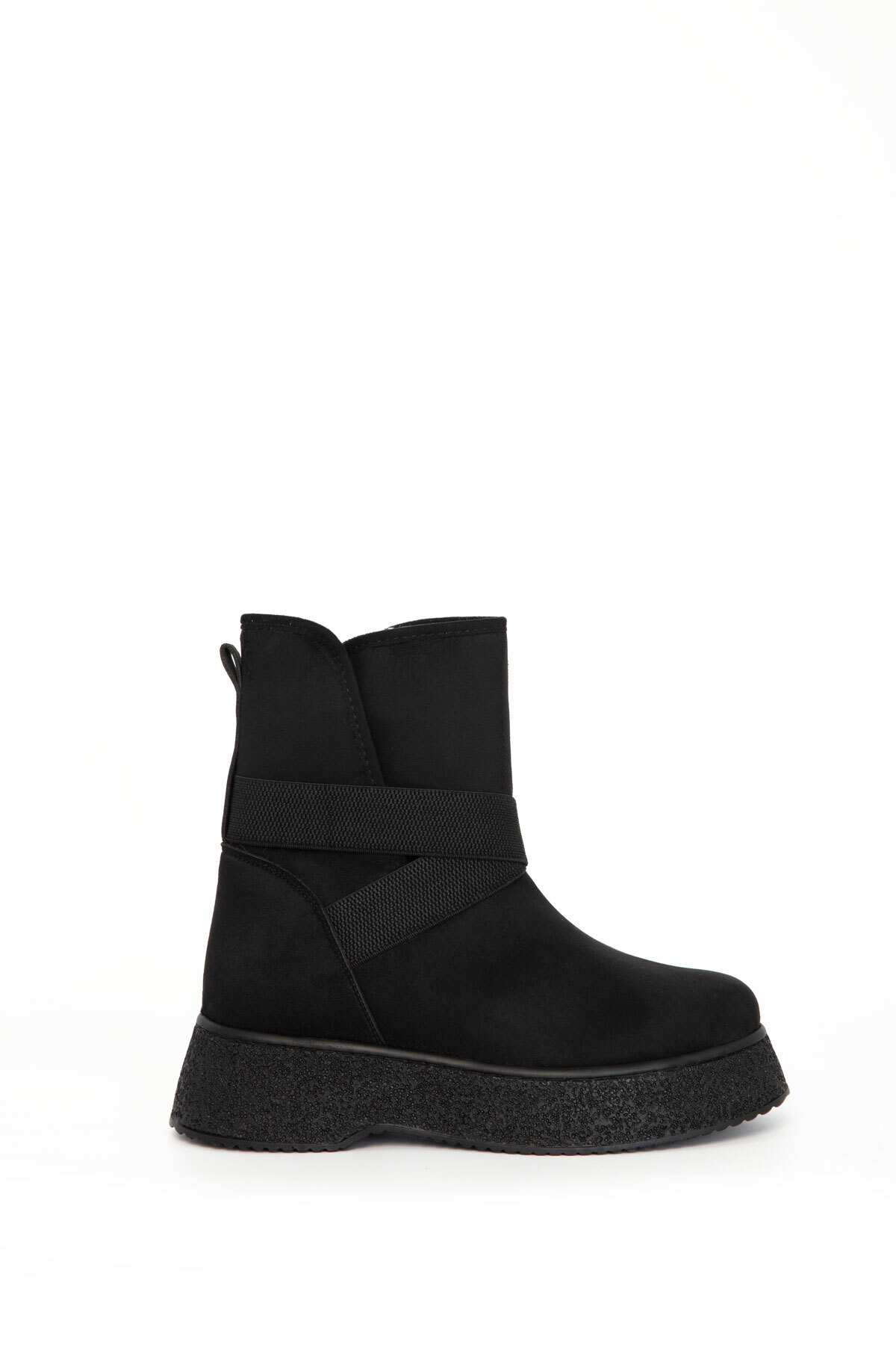 SOHO Czarne zamszowe buty damskie i botki 18480