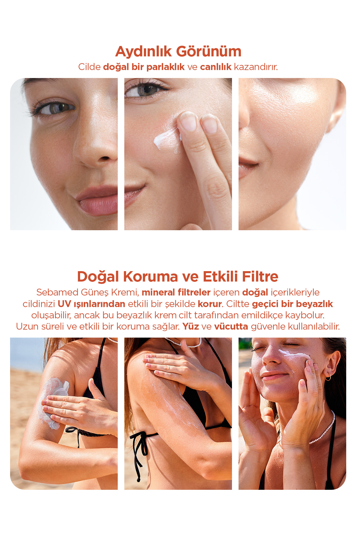 Cilt Bakım Yağı 125 ml ve Güneş Kremi SPF 50+ 50 ml Çatlak Karşıtı Nemlendirici Yüksek Koruma Seti — SET.SBMD.16 — تصویر 9 از 10