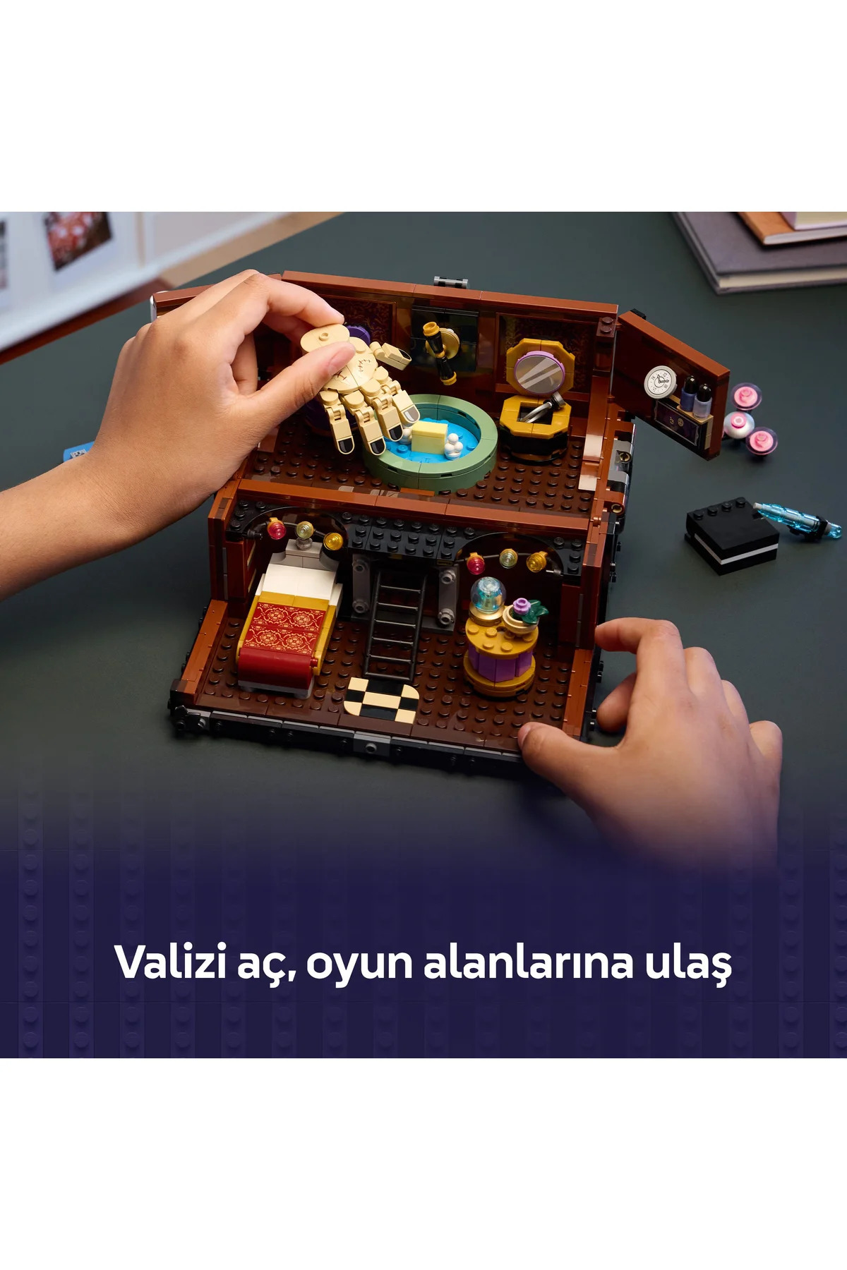 ® آپارتمان ۷۶۷۸۵ Wednesday Thing – مجموعه ساختمانی اسباب‌بازی هدیه تولد برای سنین ۱۰ سال به بالا (۸۲۸P)