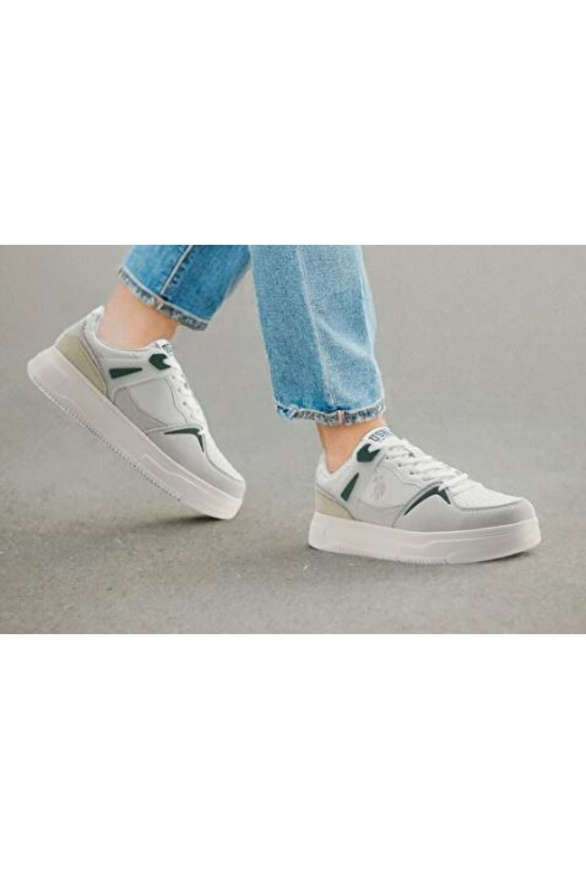 یو اس پولو کفش کتانی مردانه سفید A10193815412010