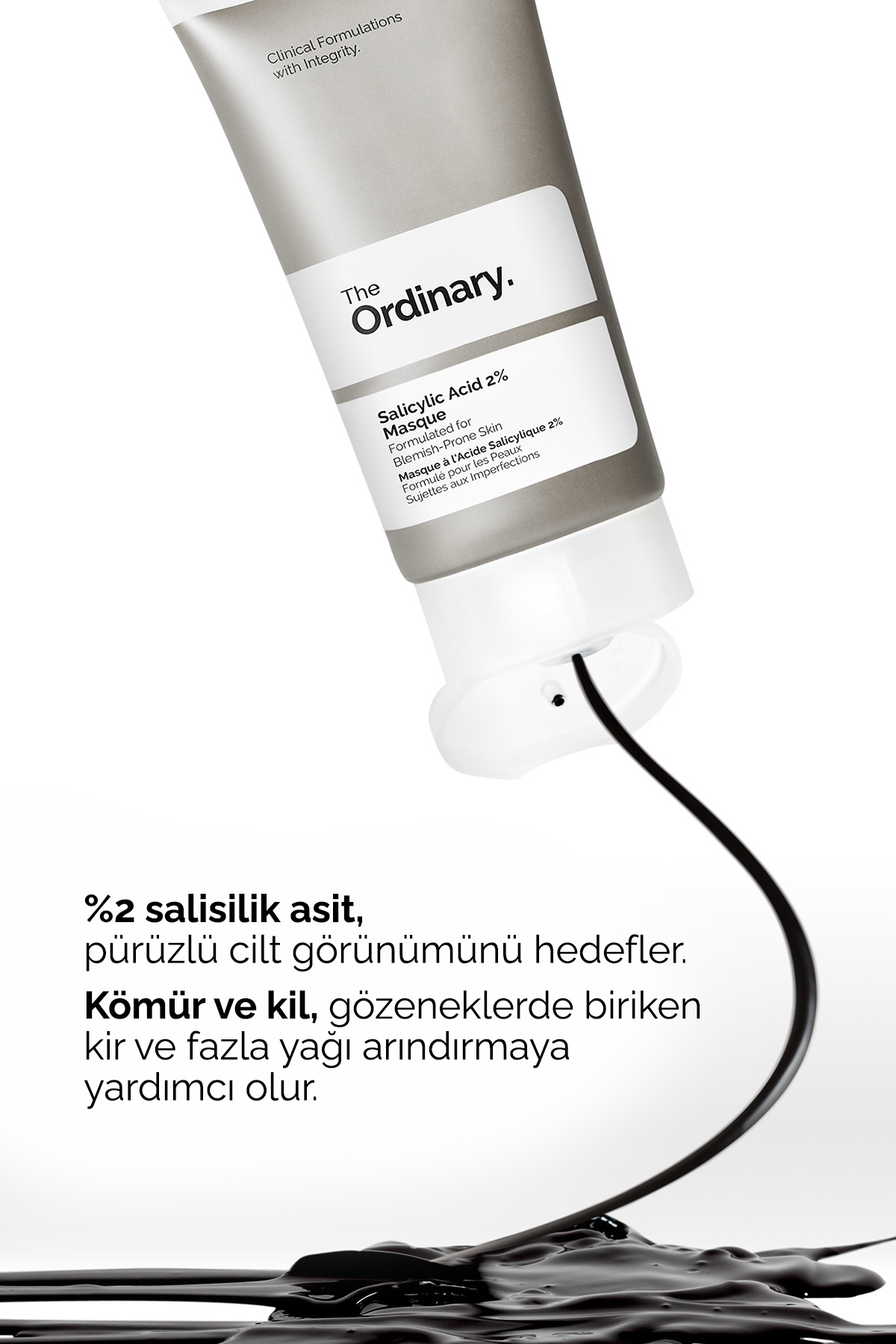 Salicylic Acid 2% Masque  - Sivilce ve Leke Eğilimli Ciltler İçin Salisilik Asit Maske — 769915194852 — تصویر 3 از 5
