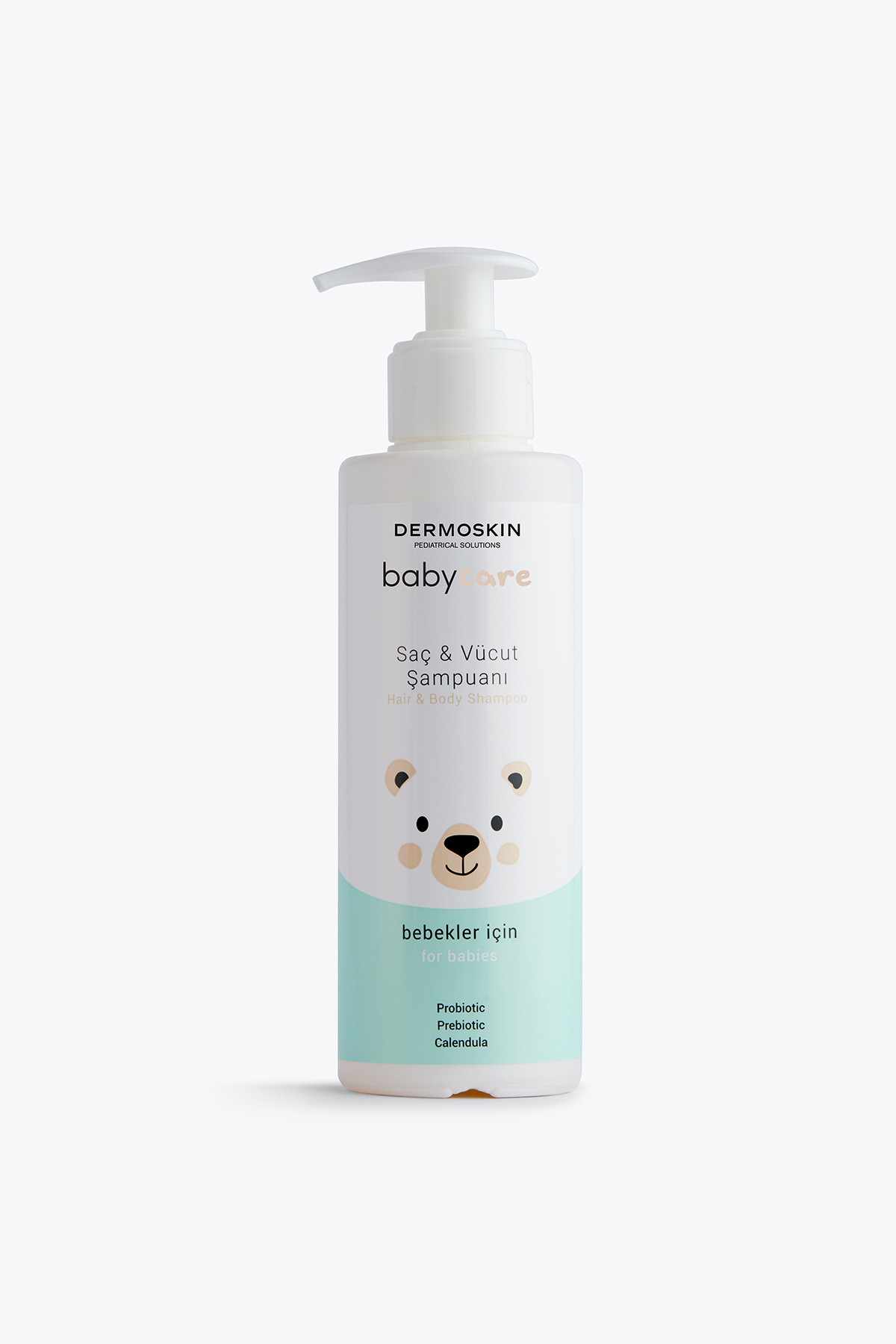 Dermoskin Bitkisel Bebek Saç ve Vücut Şampuanı | Probiyotikli Koruma Sistemi 230 ml