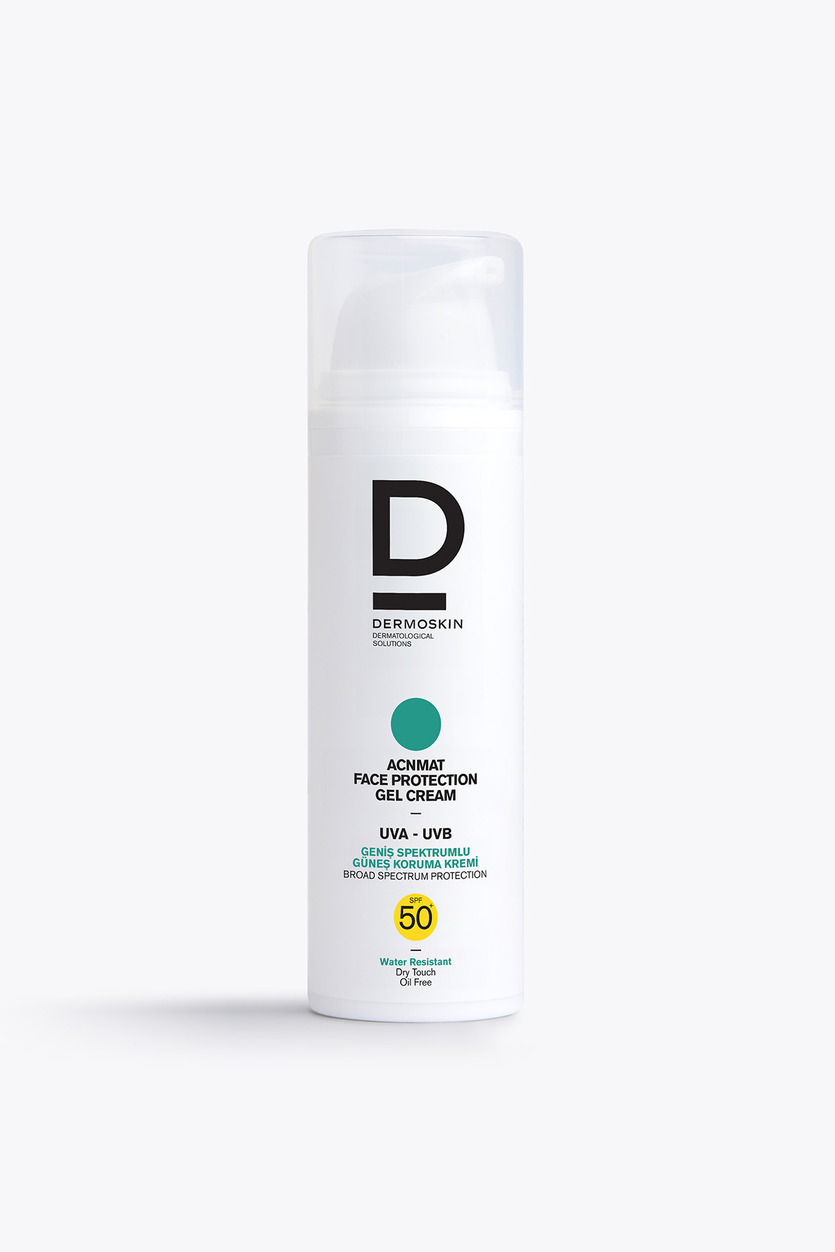 Dermoskin AcnMat Face Protection Gel Güneş Kremi Spf 50+ | Sivilce ve Akne Karşıtı | UVA&UVB Koruyucu | 50 ml