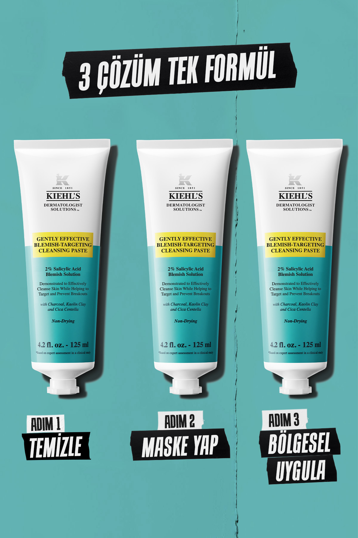 Blemish-Targeting Sivilce Karşıtı 3’ü 1 Arada Maske, Bölgesel Bakım & Temizleyici 125 ml — S5893801 — تصویر 2 از 8