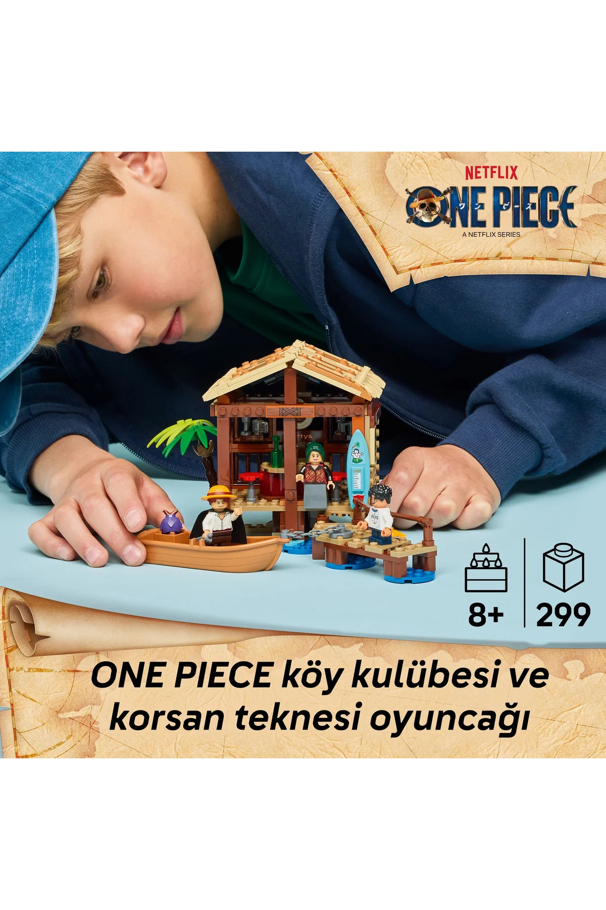 ® وان پیس کلبه روستای آسیاب بادی ۷۵۶۳۶ – مجموعه ساختنی اسباب‌بازی خلاقانه برای کودکان ۸+ (۲۹۹ قطعه)