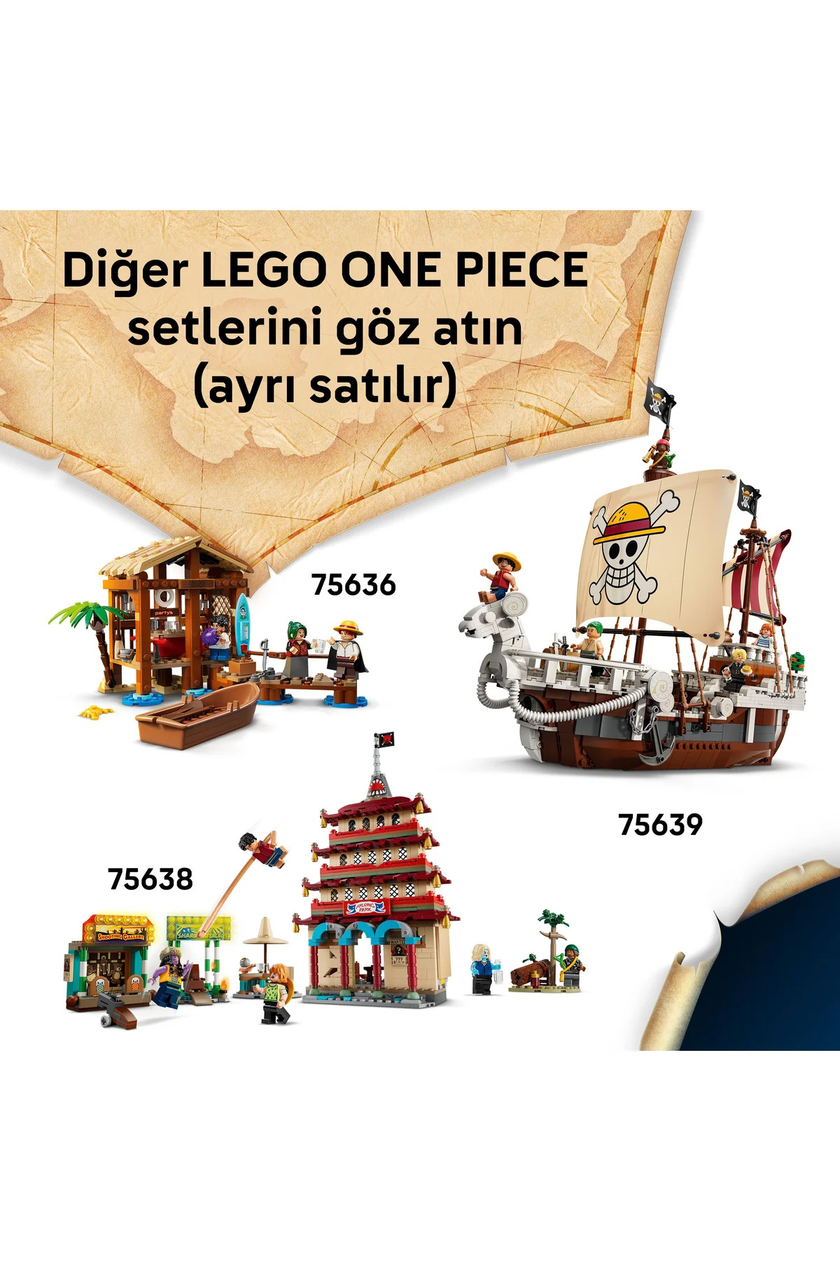 ® One Piece خیمه‌شب‌بازی کلاون بگی 75637- مجموعه ساختنی اسباب‌بازی خلاقانه کودکان (۸ سال به بالا) (۵۷۳P)