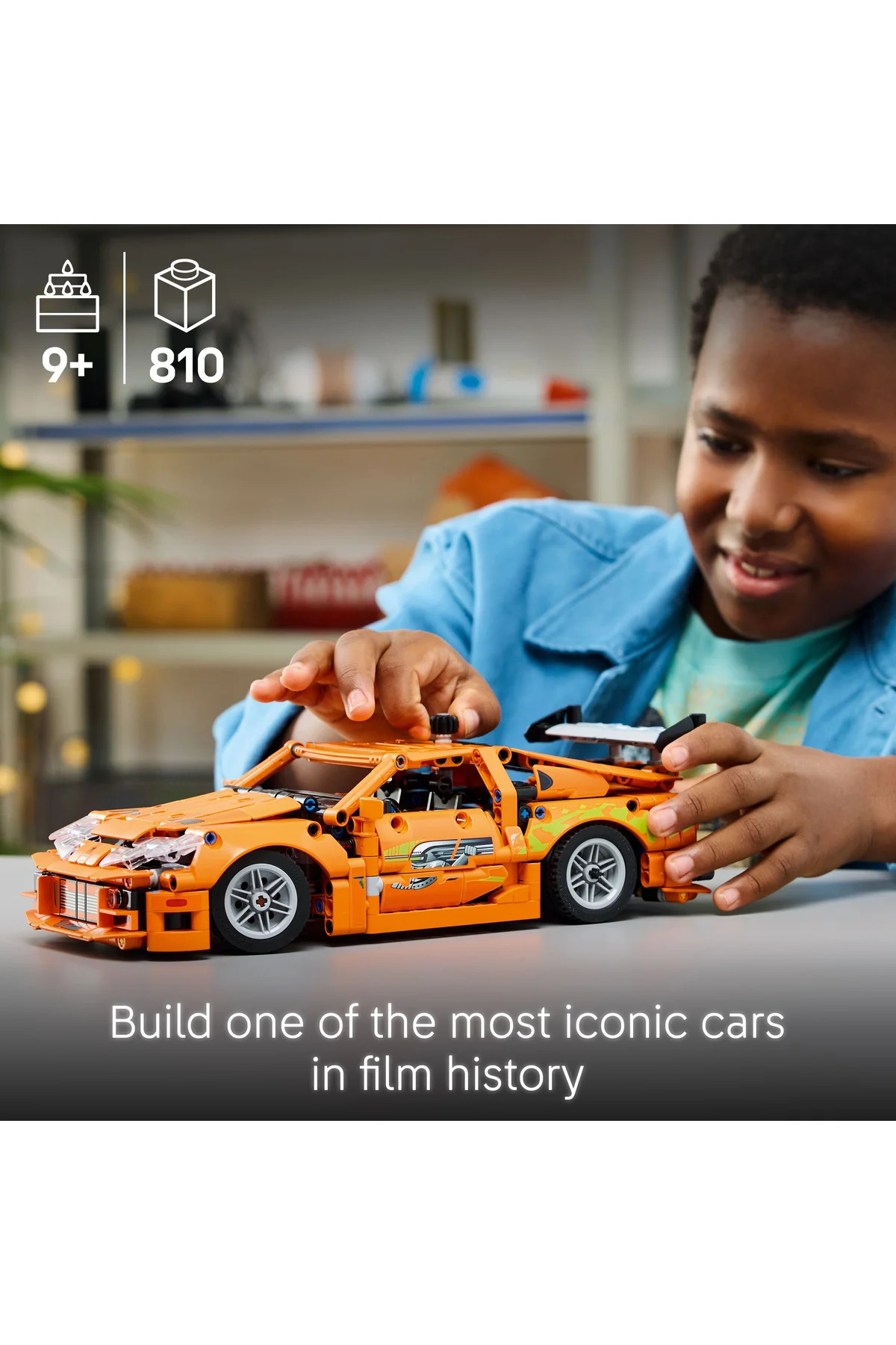 ® تکنیک فست اند فیوریوس تویوتا سوپرا Mk4 42204 – کیت مونتاژ مدل اسباب‌بازی ۹+ (۸۱۰ قطعه)