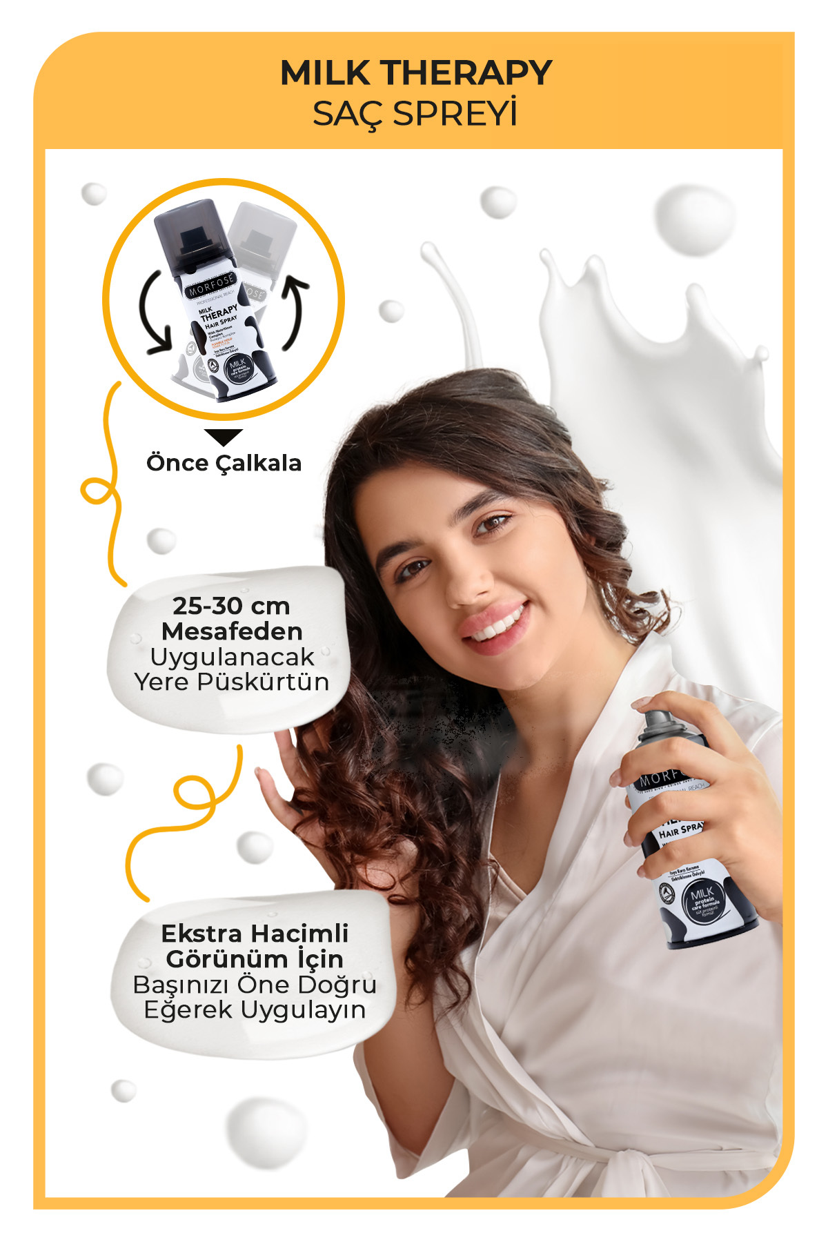 اسپری مو   Morfose | 1100015497 اورجینال - تصویر 3