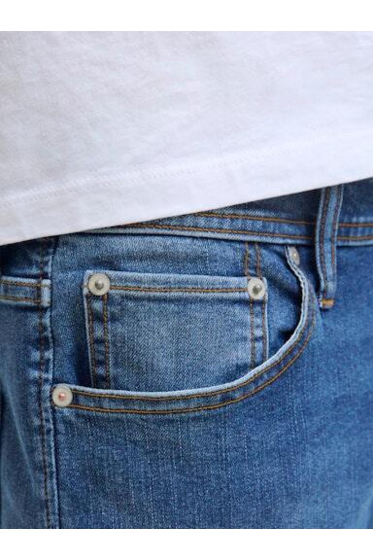 شلوار جین مردانه راسته فاق نرمال | جک اند جونز Jack & Jones 12282669 - تصویر 5