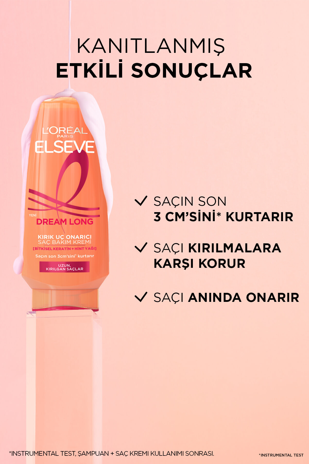 Dream Long Kolay Tarama Saç Bakım Kremi 250 ml — 13757 — تصویر 4 از 7