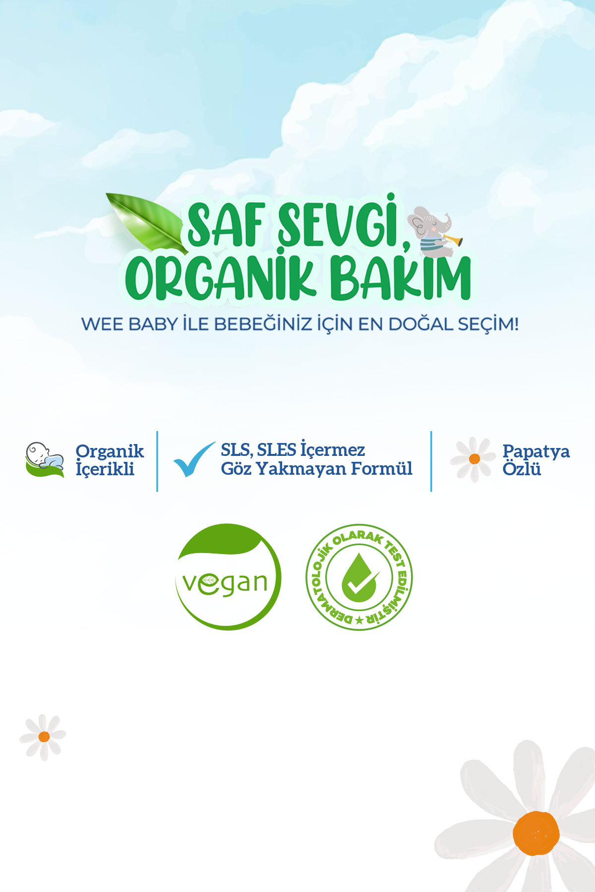 Wee Baby Bebek Saç ve Vücut Şampuanı 750 ml fotoğrafı 4 (önizleme)
