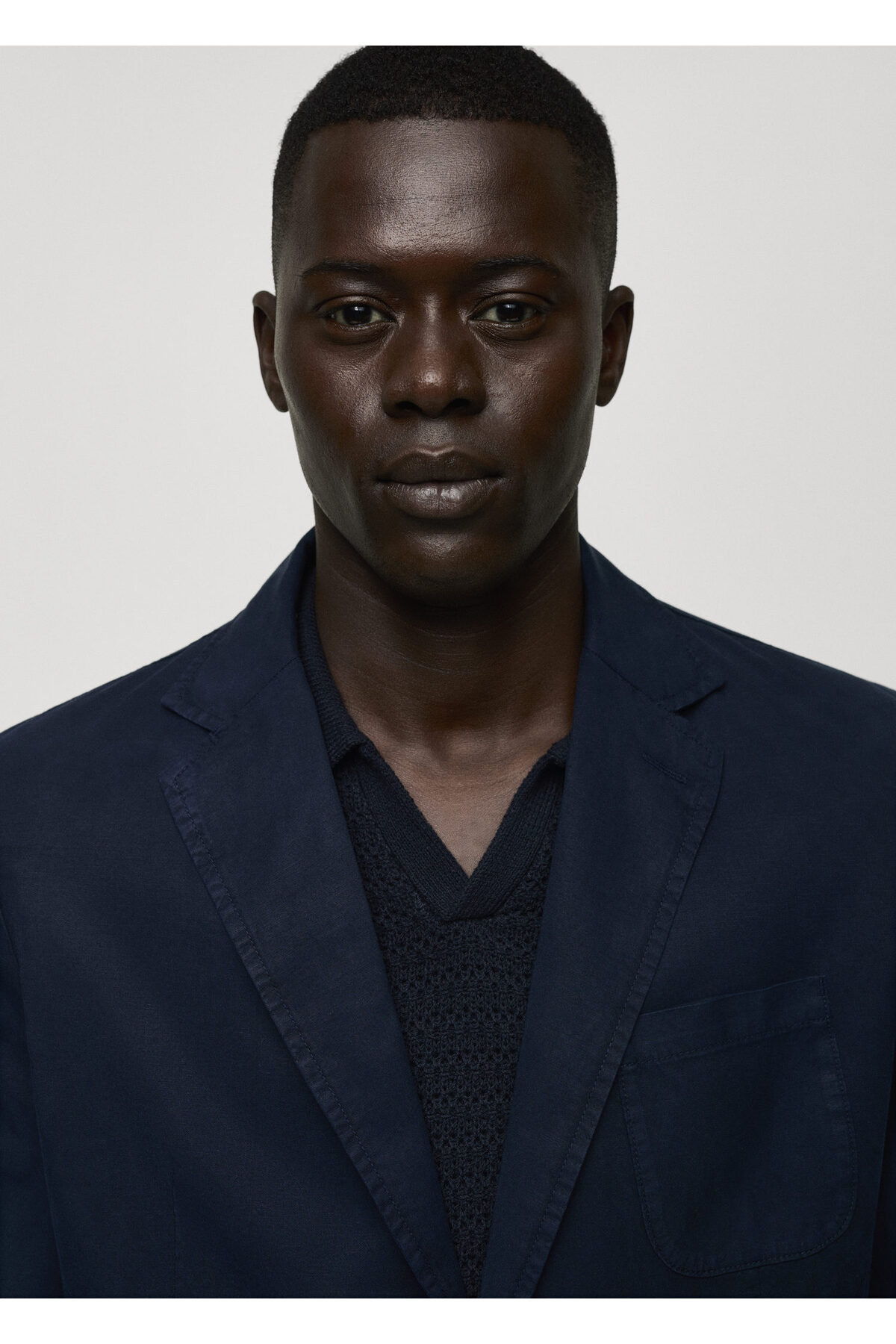 ژاکت مردانه آبی سرمه ای منگو | 77010575 اورجینال - تصویر 4