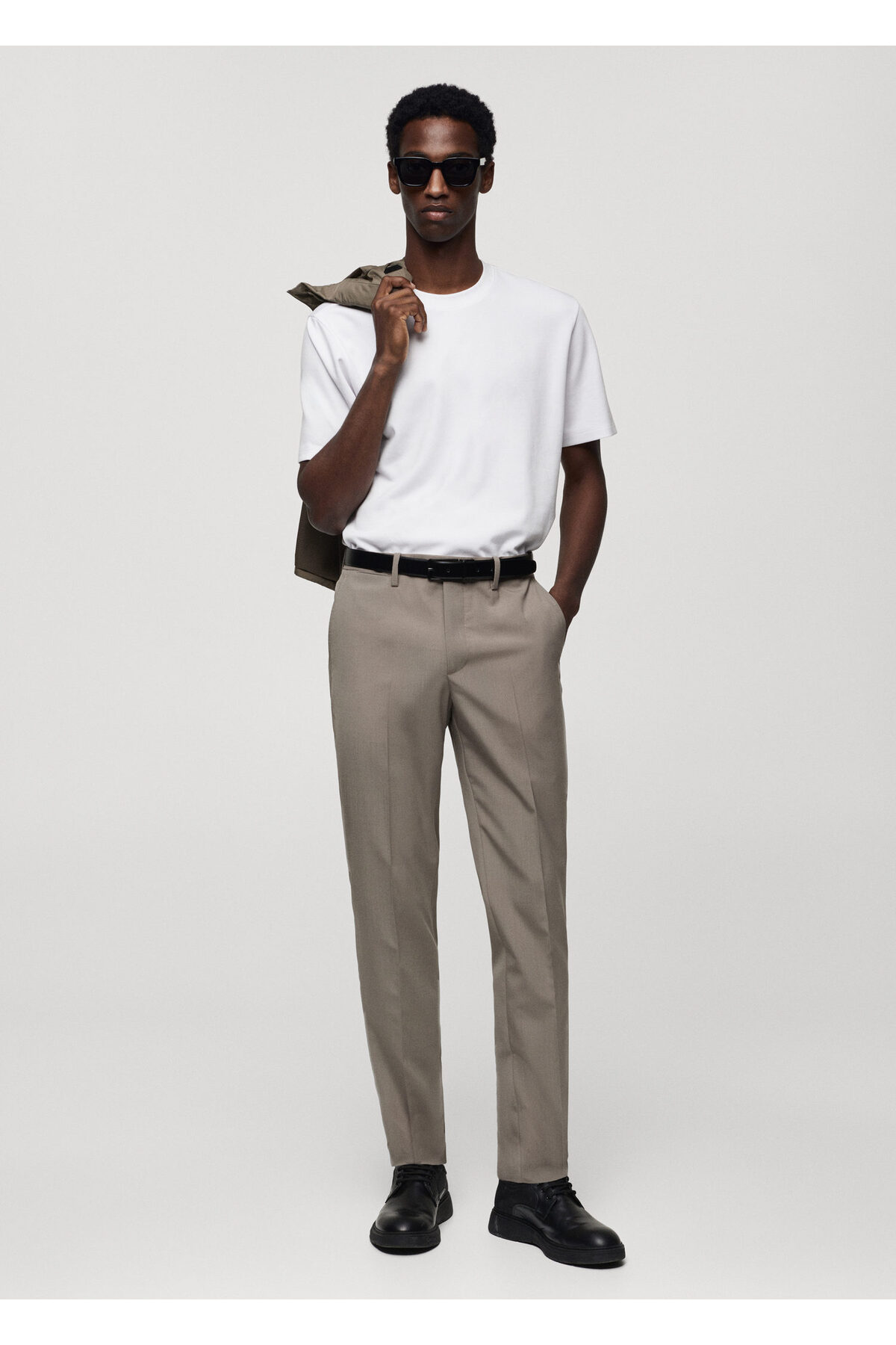 تیشرت مردانه سفید منگو | 77056001 اورجینال - تصویر 8