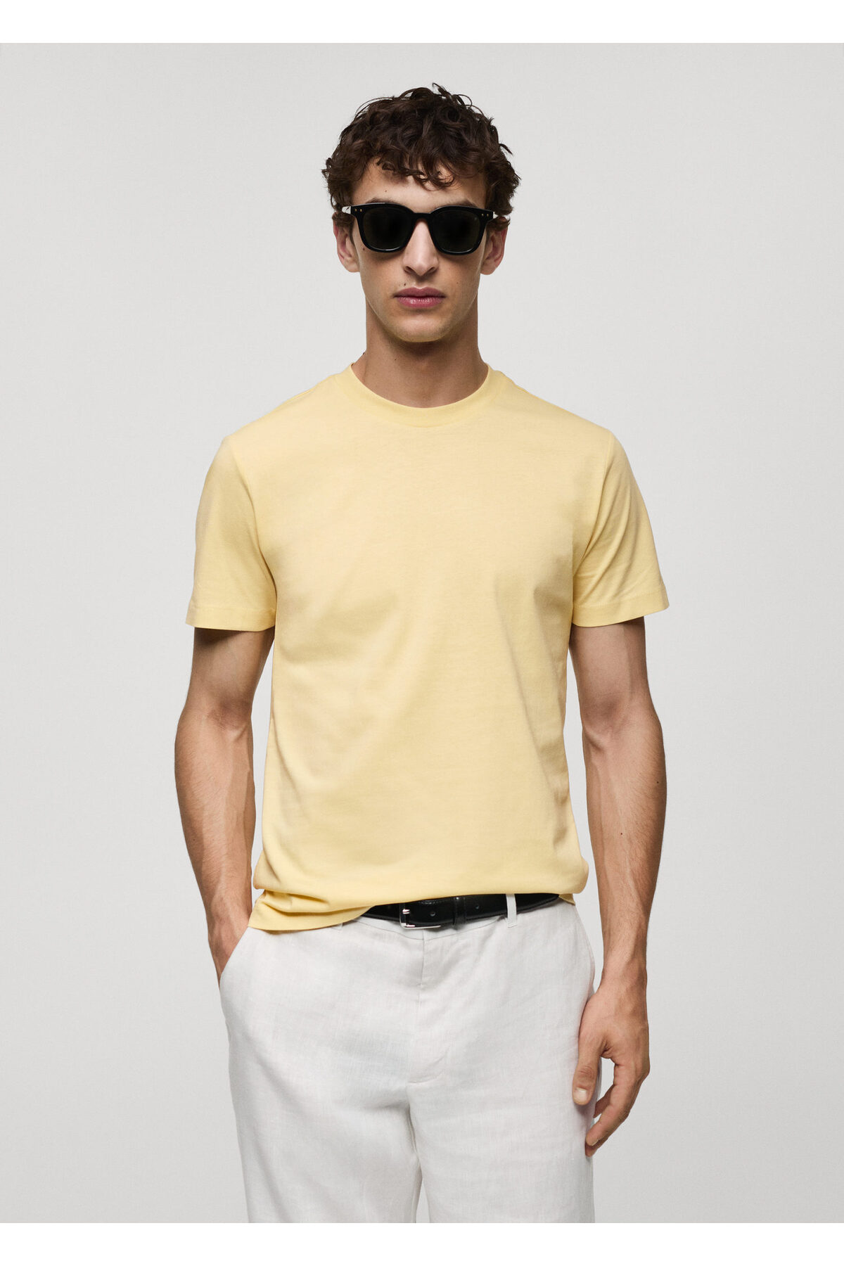 تیشرت مردانه زرد منگو | 77970606 اورجینال - تصویر 9