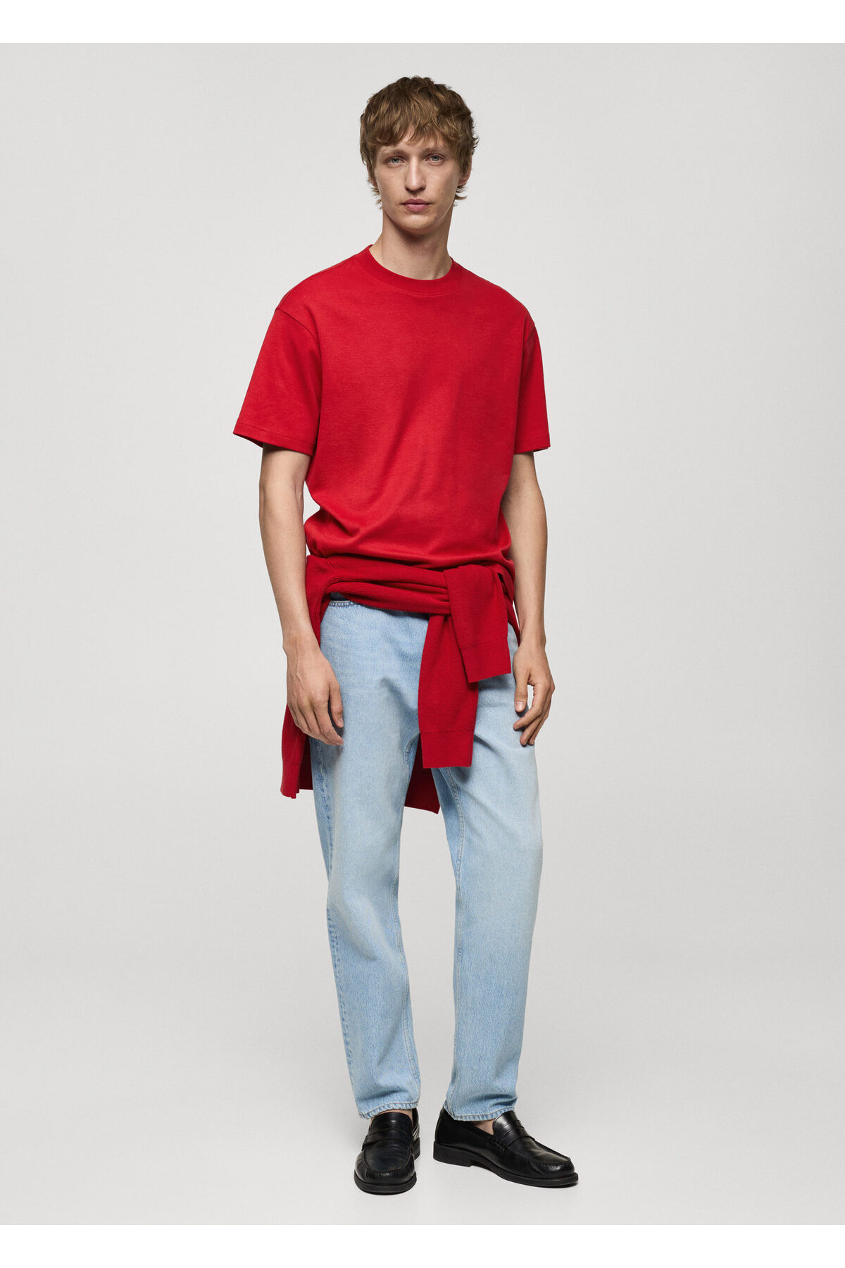 تیشرت مردانه قرمز منگو | 77074450 اورجینال - تصویر 8