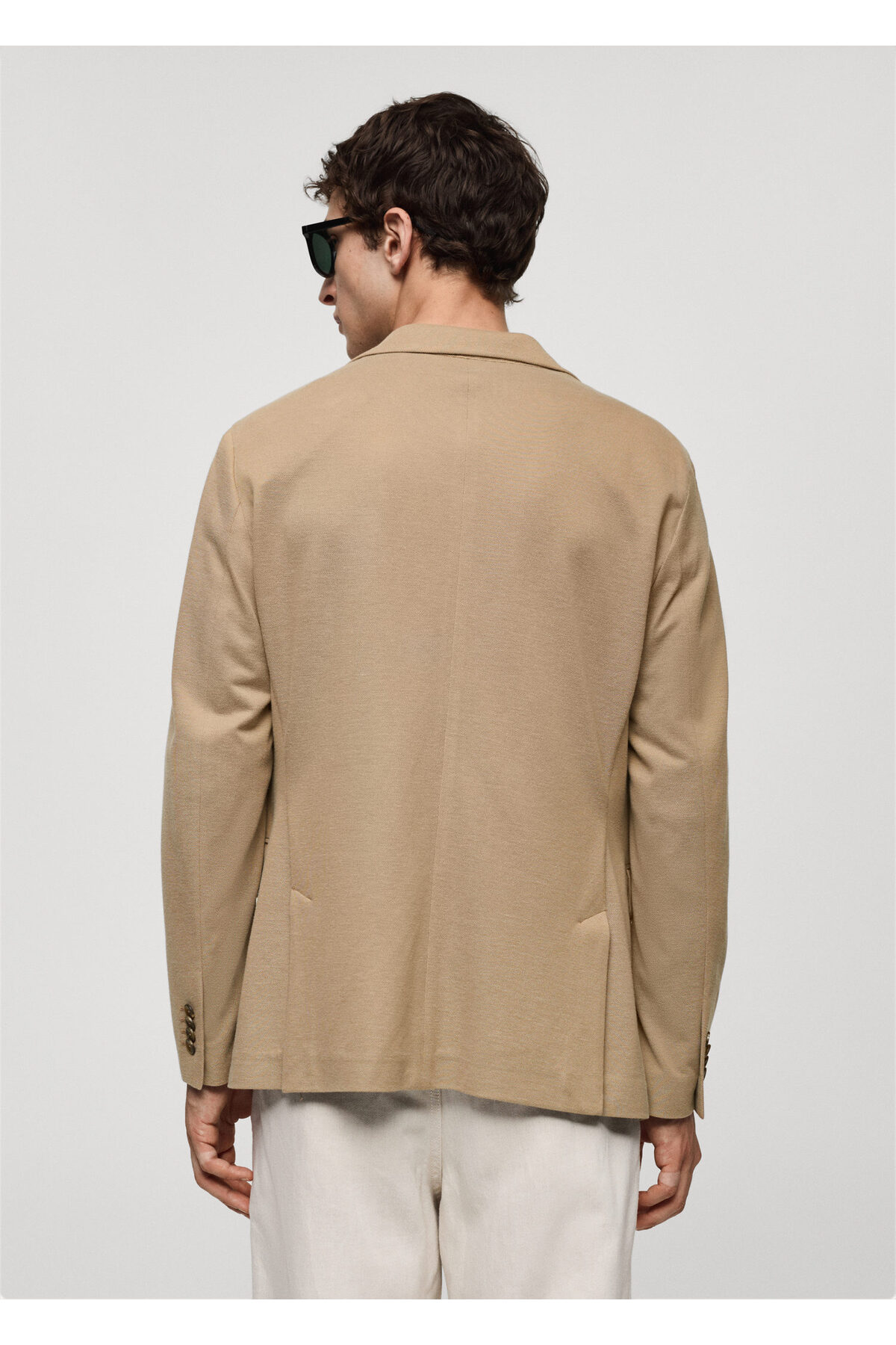 ژاکت مردانه قهوه ای منگو | 77070570 اورجینال - تصویر 7