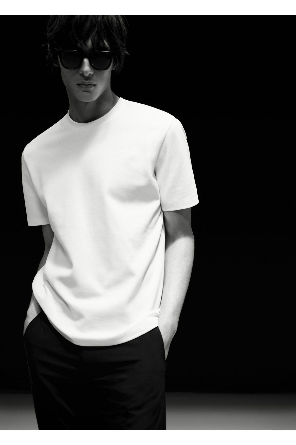 تیشرت مردانه سفید منگو | 77056001 اورجینال - تصویر 5