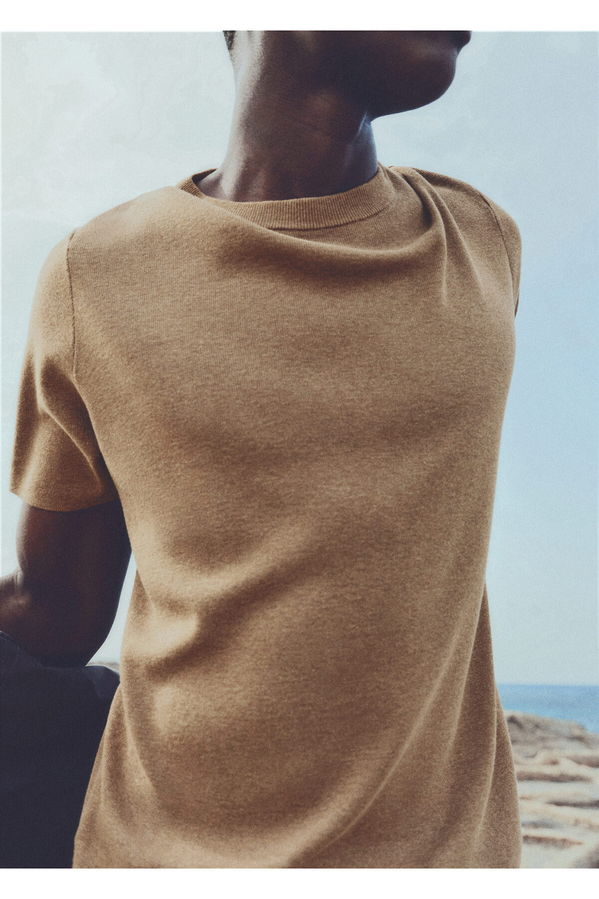 تیشرت مردانه قهوه ای منگو | 77080583 اورجینال - تصویر 6