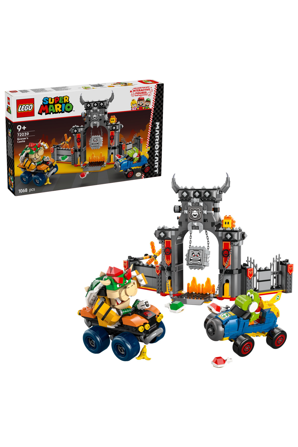لگو ® سوپر ماریو™: ماریو کارت™ – قلعه باوزر ۷۲۰۳۹ - مجموعه اسباب‌بازی ساختنی برای کودکان ۹ سال به بالا (۱۰۶۸ پیکسل)