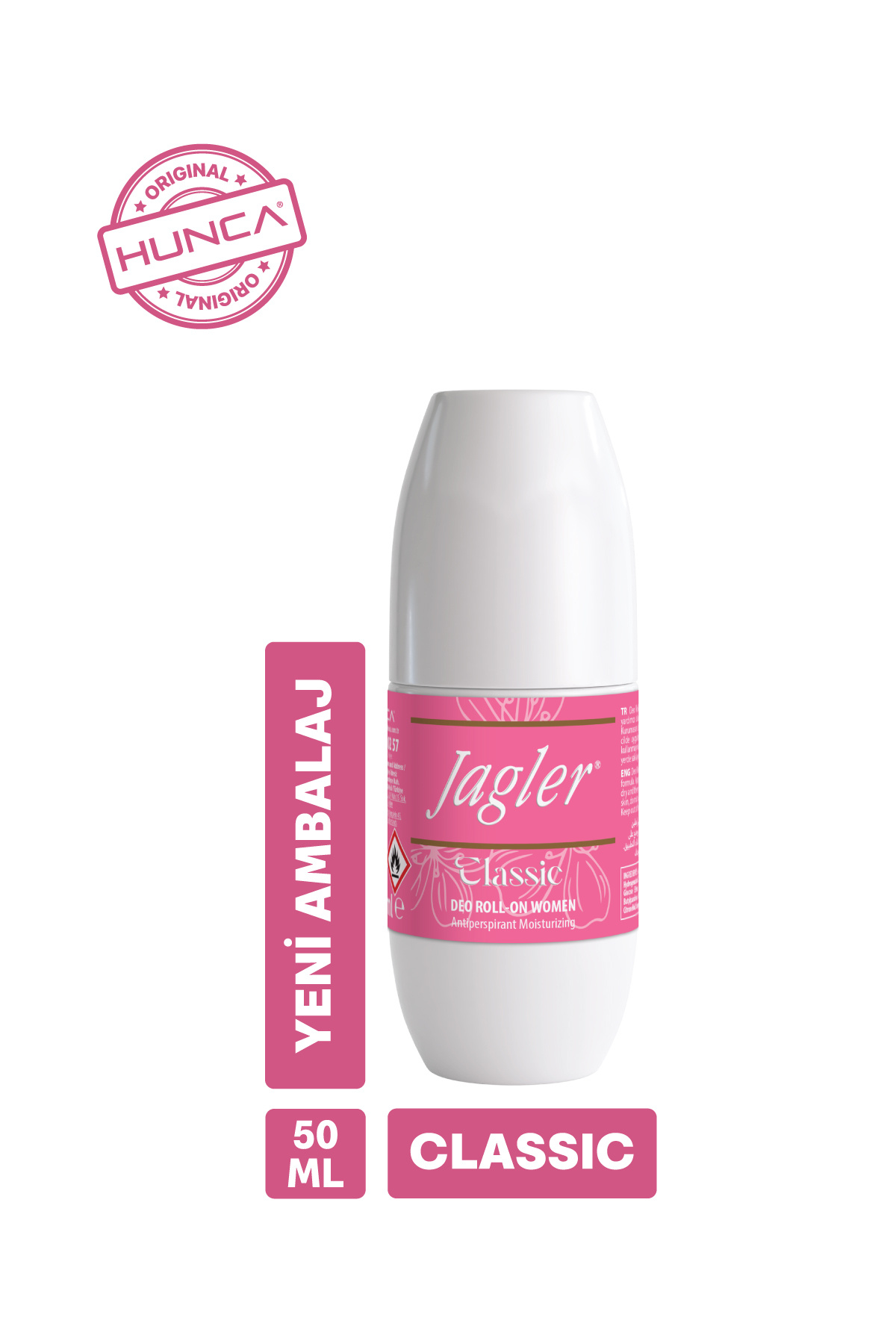 Jagler Classic Kadın Roll On 50 ml ORJINAL ÜRÜN