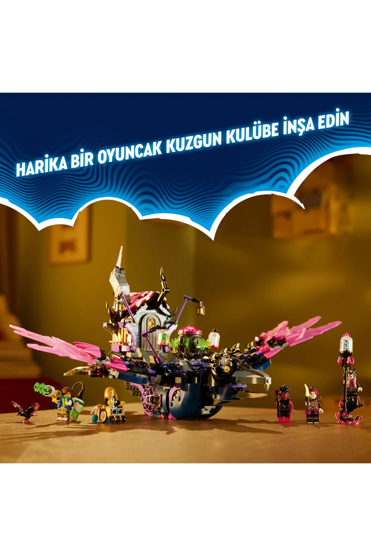 ® Dreamzzz ™ Never Witch’s Midnight Raven 71478 – مجموعه ساختنی اسباب‌بازی خلاقانه برای سنین ۹ سال به بالا (۱۲۰۳ قطعه)