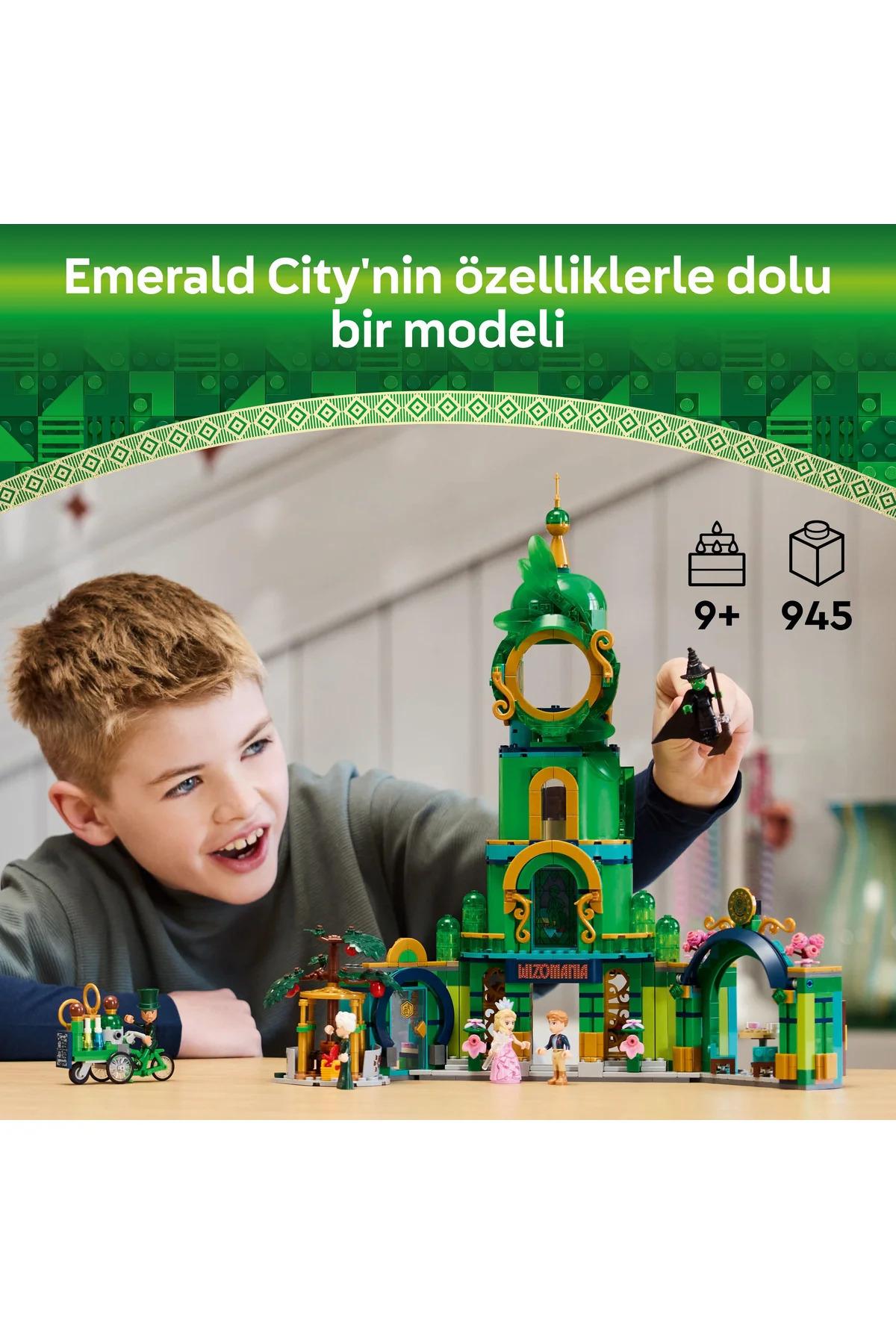 ® Wicked خوش‌آمد به شهر زمرد، مجموعه ساختنی ۷۵۶۸۴ برای کودکان ۹ سال به بالا (۹۴۵ قطعه)