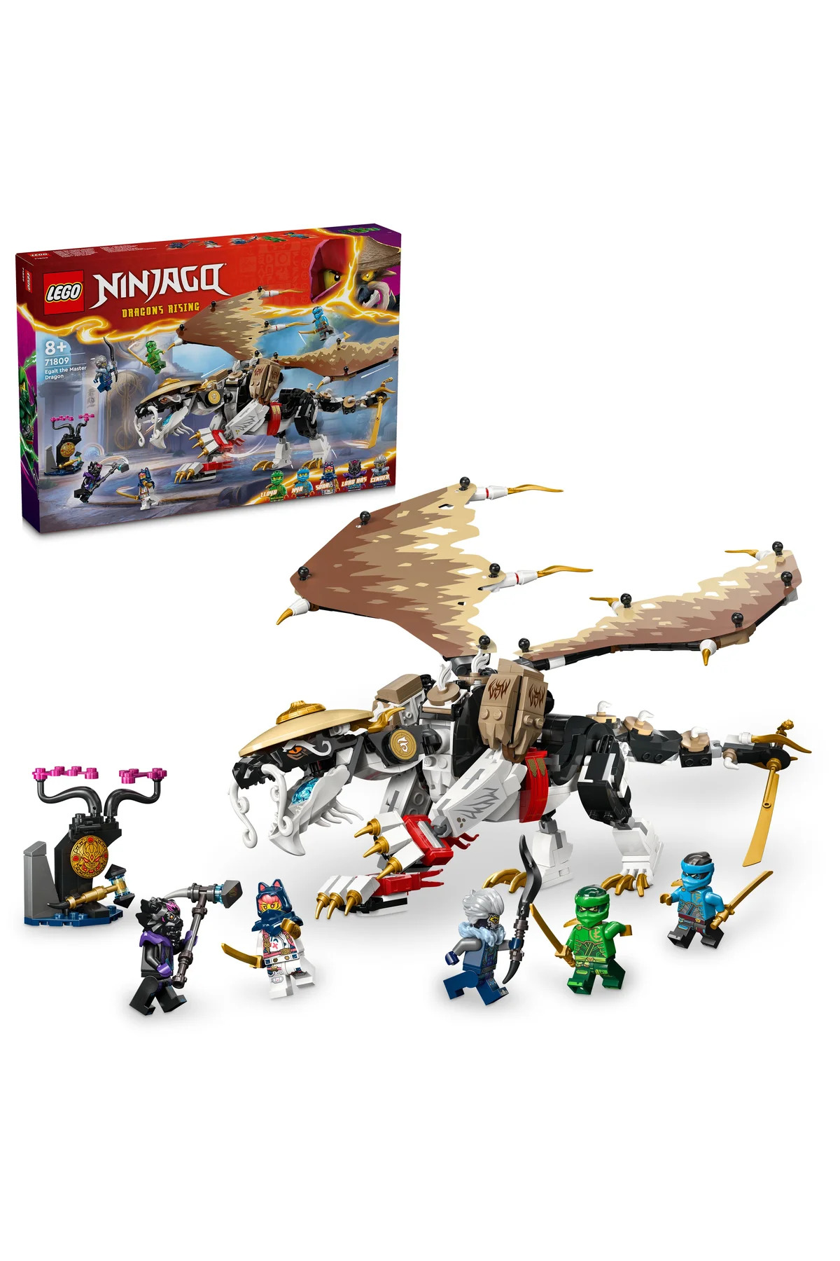 لگو ® NINJAGO® Master Dragon Egalt 71809 - مجموعه اسباب‌بازی‌های خلاقانه برای ساختنی‌های کودکان بالای ۸ سال (۵۳۲ پیکسل)