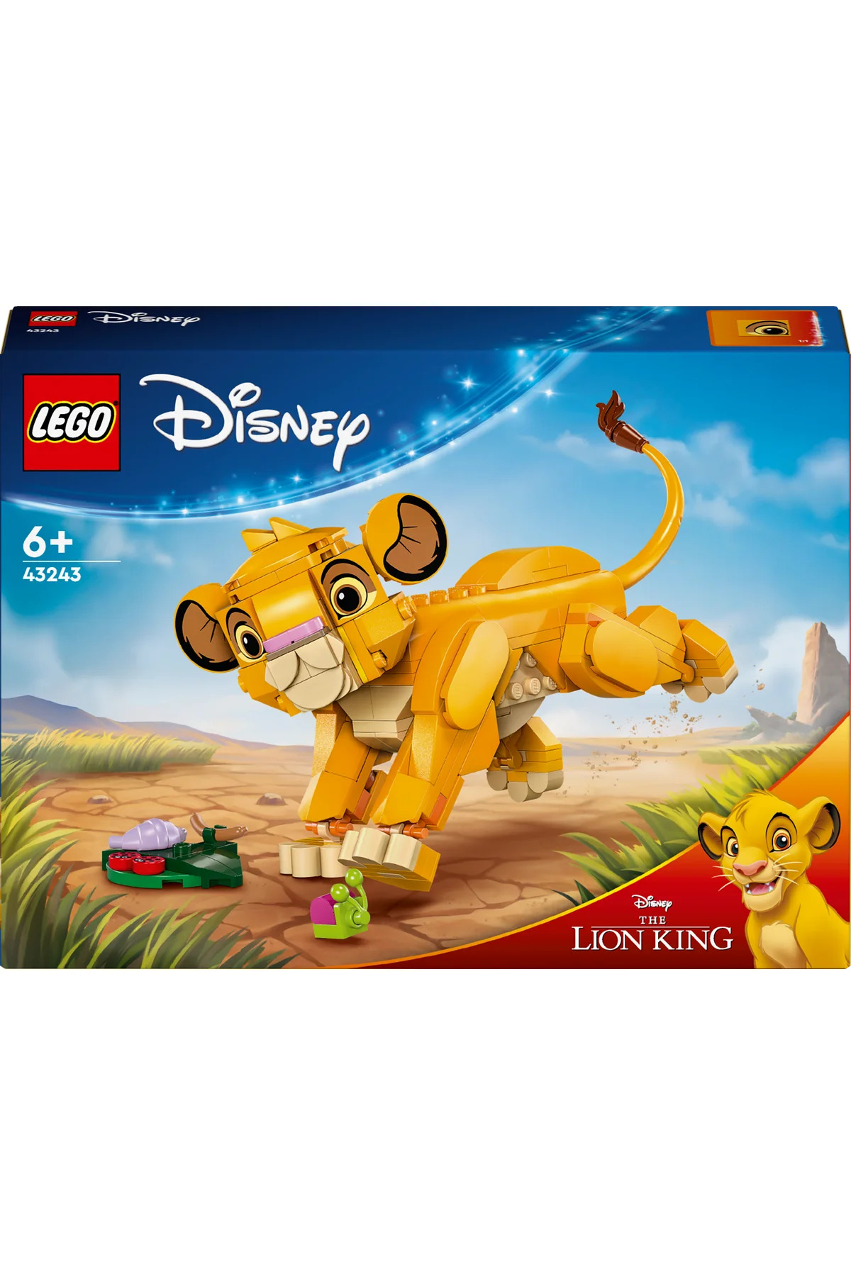 LEGO Disney Baby Lví král Simba 43243 – sada hraček od 6 let (222 kusů)
