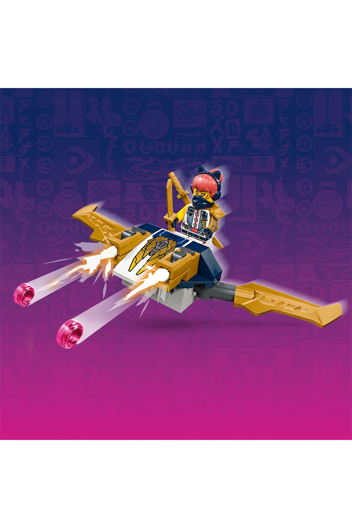 نینجاگو وسیله نقلیه ترکیبی تیم نینجا ۷۱۸۲۰ – گلایدر، ماشین مسابقه و برای سنین ۹ سال به بالا