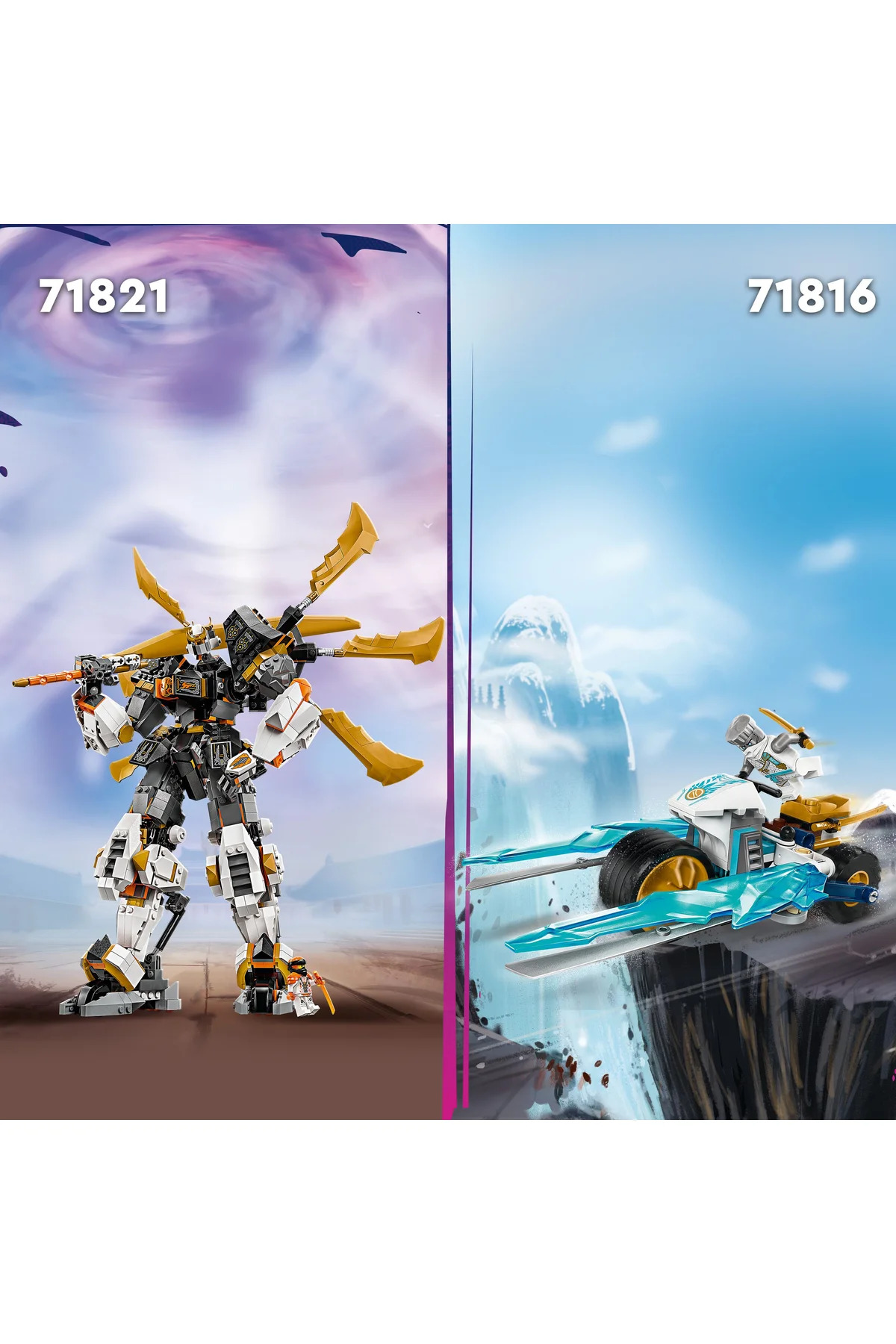 نینجاگو وسیله نقلیه ترکیبی تیم نینجا ۷۱۸۲۰ – گلایدر، ماشین مسابقه و برای سنین ۹ سال به بالا