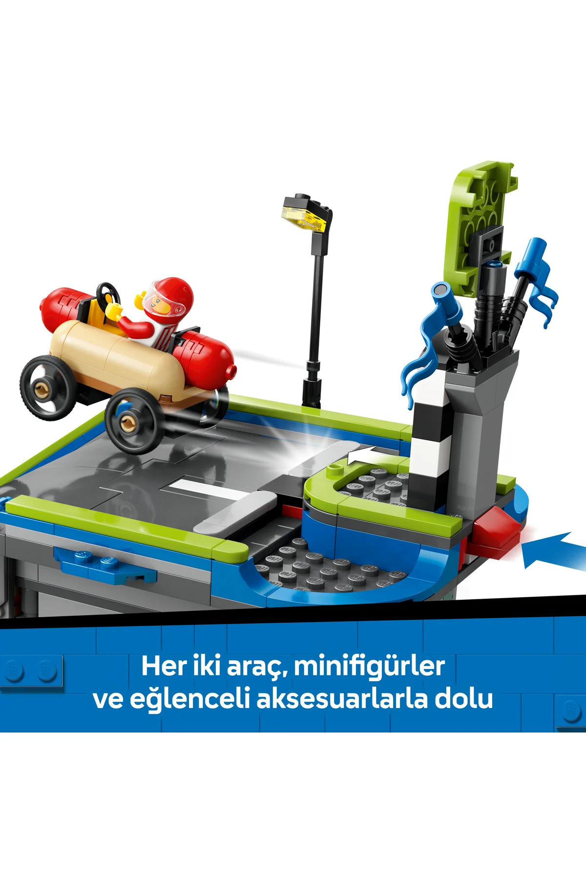 ® سیتی نو لیمیتس: مجموعه ساختنی مسیر رمپ مسابقه اتومبیل ۶۰۴۶۰ برای کودکان بالای ۶ سال (۴۳۶ قطعه)