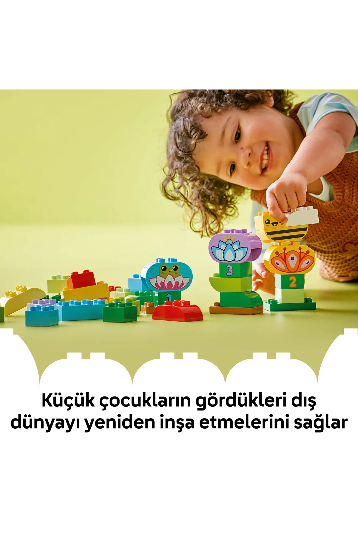 ® DUPLO مجموعه ساختنی باغ و گل خلاقانه و قابل‌چیده‌شدنی ۱۰۴۴۴ برای کودکان ۲+ ساله (۴۵ قطعه)