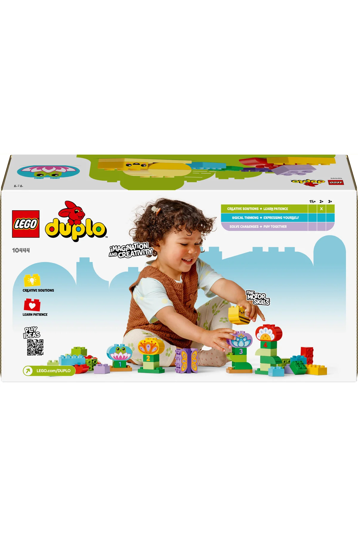 ® DUPLO مجموعه ساختنی باغ و گل خلاقانه و قابل‌چیده‌شدنی ۱۰۴۴۴ برای کودکان ۲+ ساله (۴۵ قطعه)