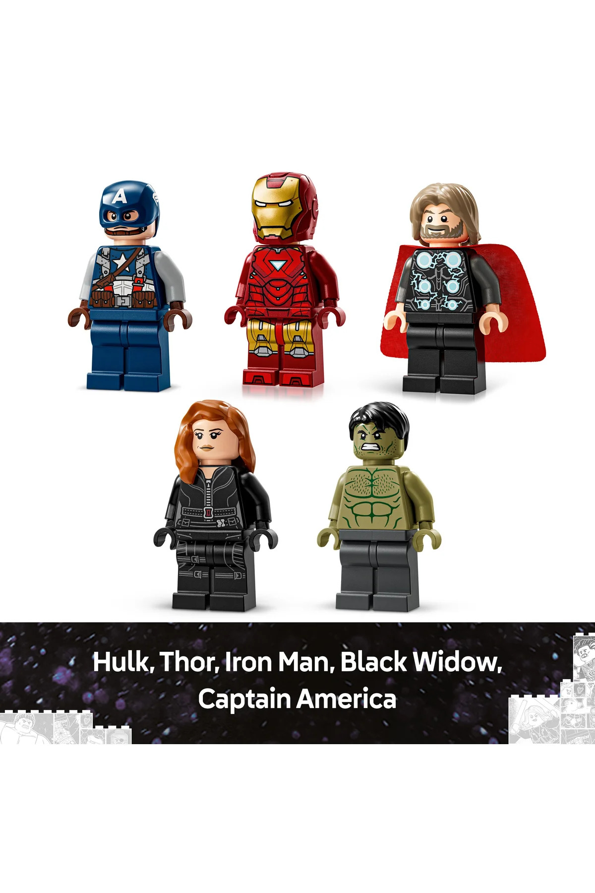 ® مارول: لوگوی مارول و مینی‌فیگورها ۷۶۳۱۳ – کیت ساختنی (۹۳۱ قطعه)