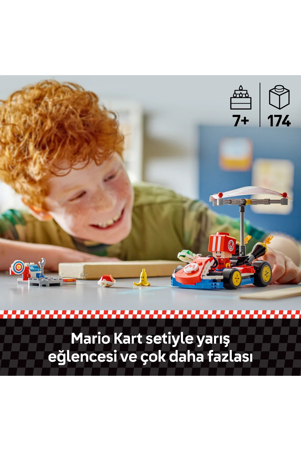 ® سوپر ماریو™: ماریو کارت™ – مجموعه اسباببازی کارت و ماشین استاندارد ۷۲۰۳۲